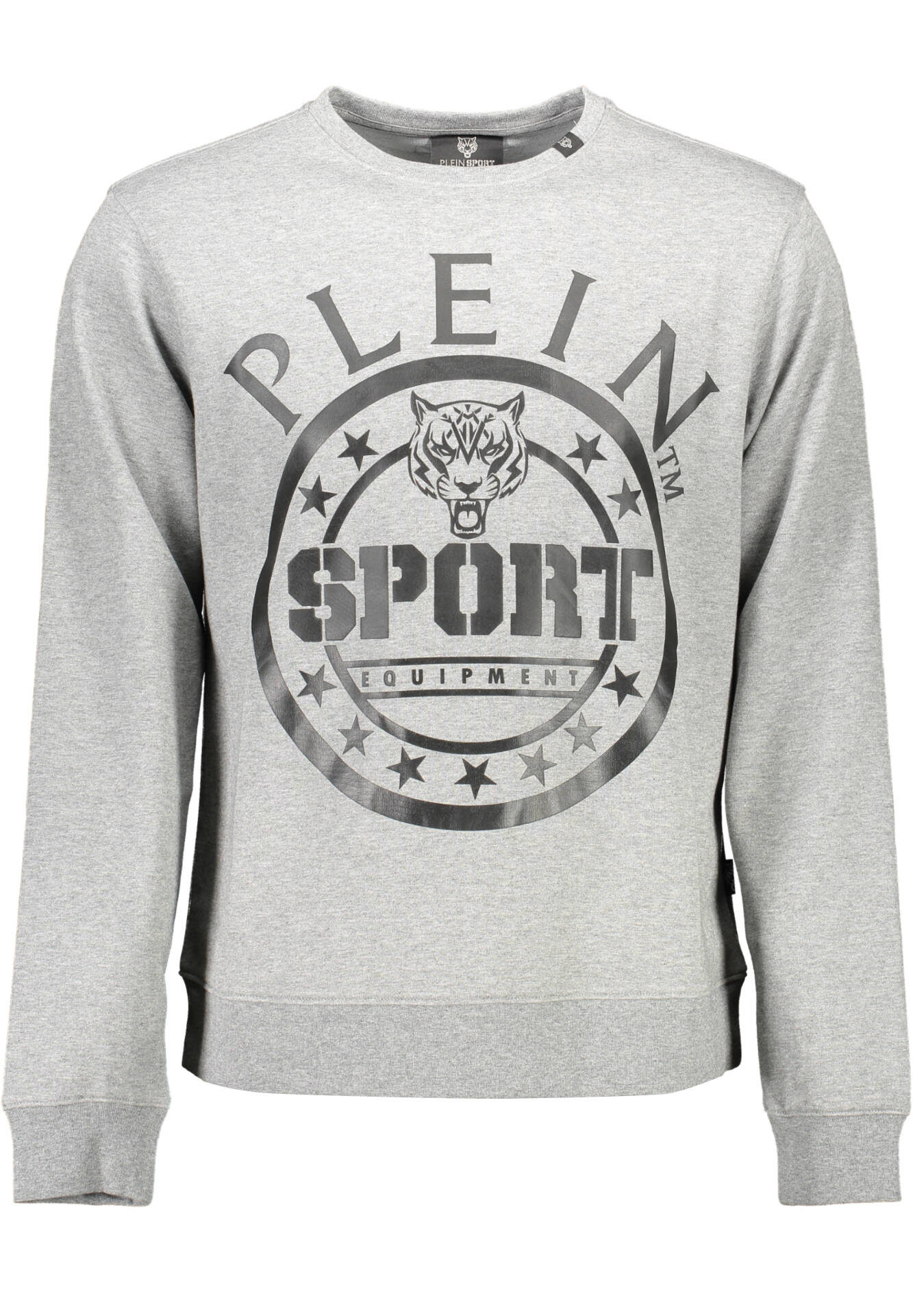 PLEIN SPORT SWEATSHIRT WITHOUT ZIP MAN GRAY