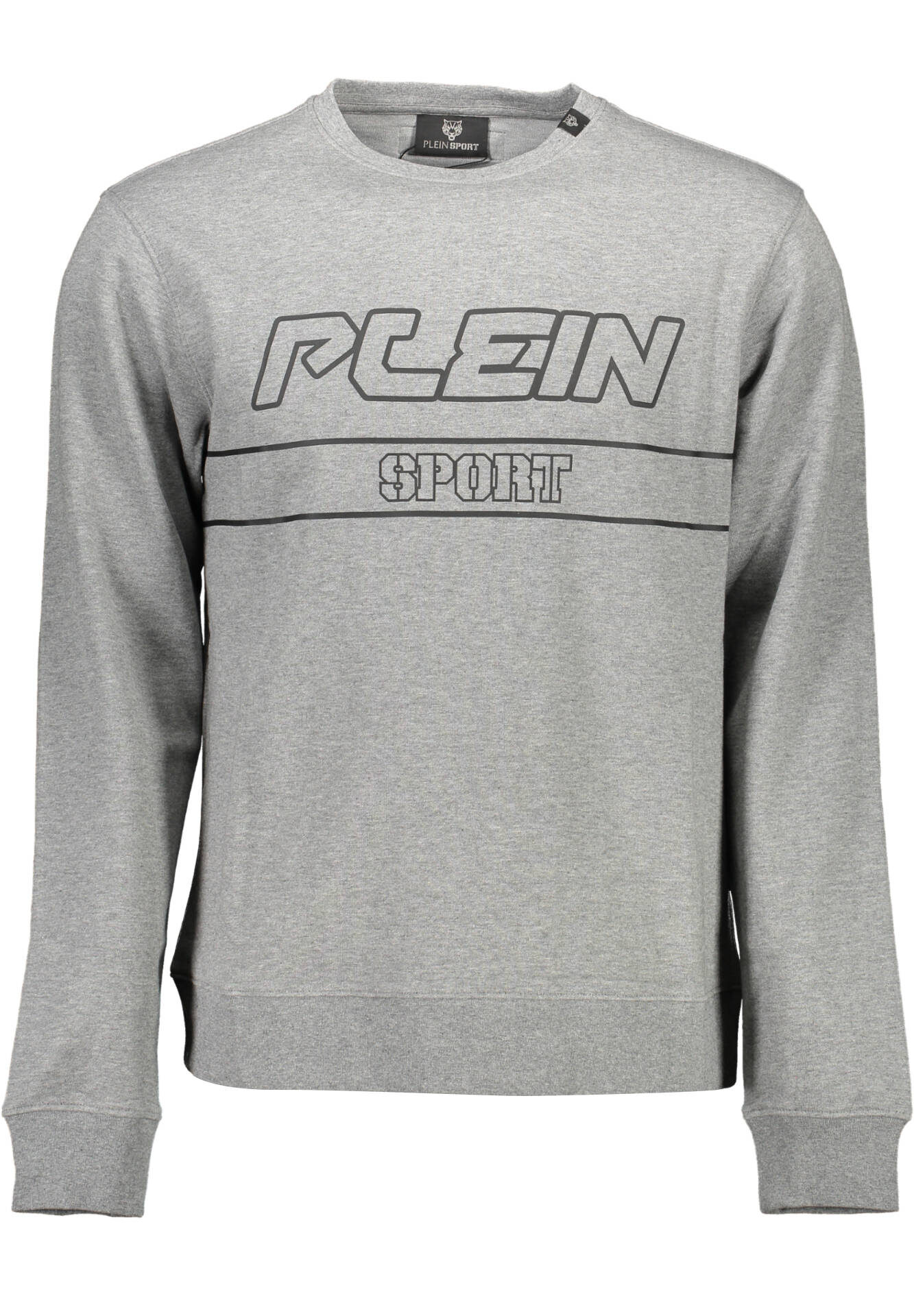 PLEIN SPORT SWEATSHIRT WITHOUT ZIP MAN GRAY