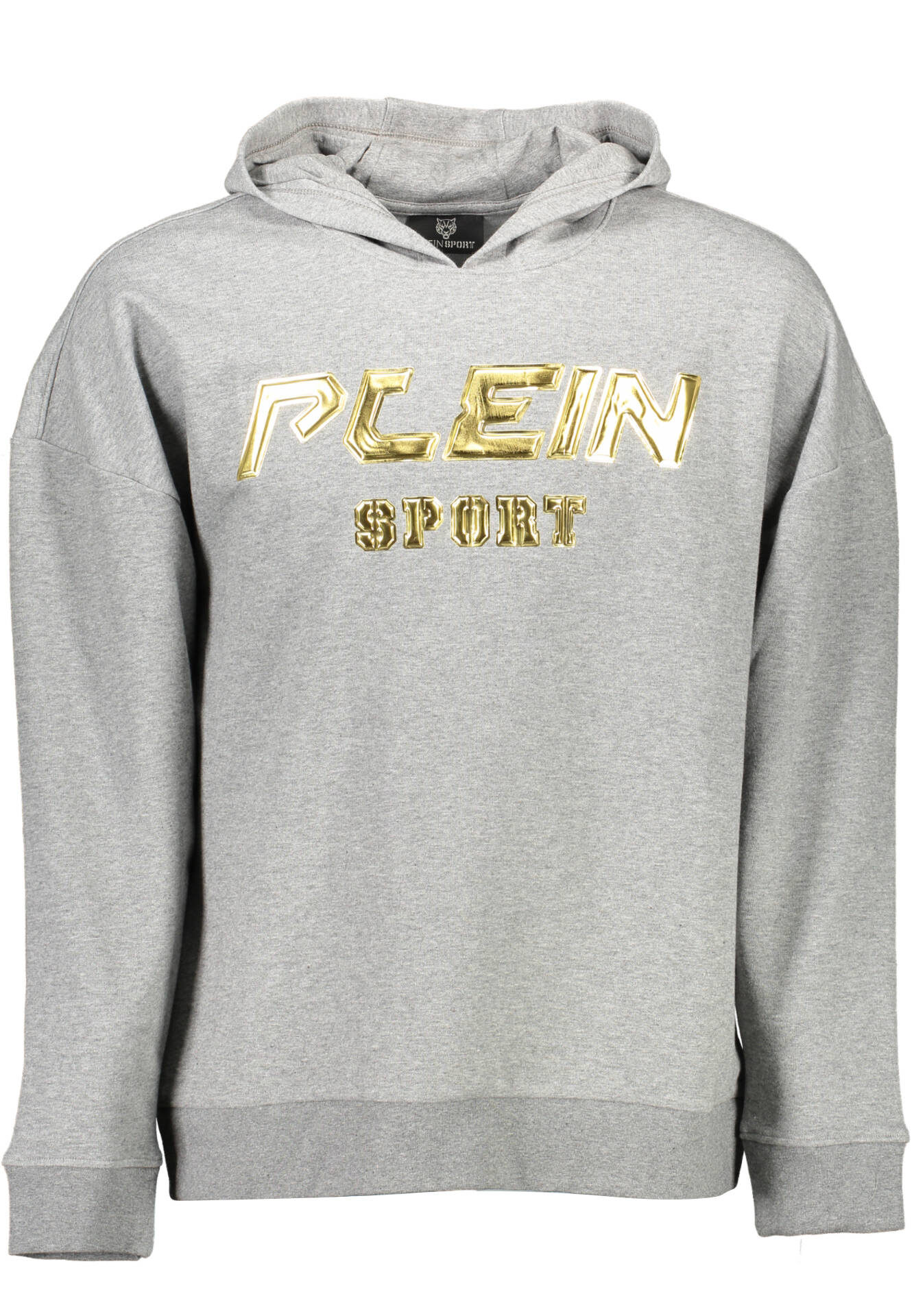 PLEIN SPORT SWEATSHIRT WITHOUT ZIP MAN GRAY