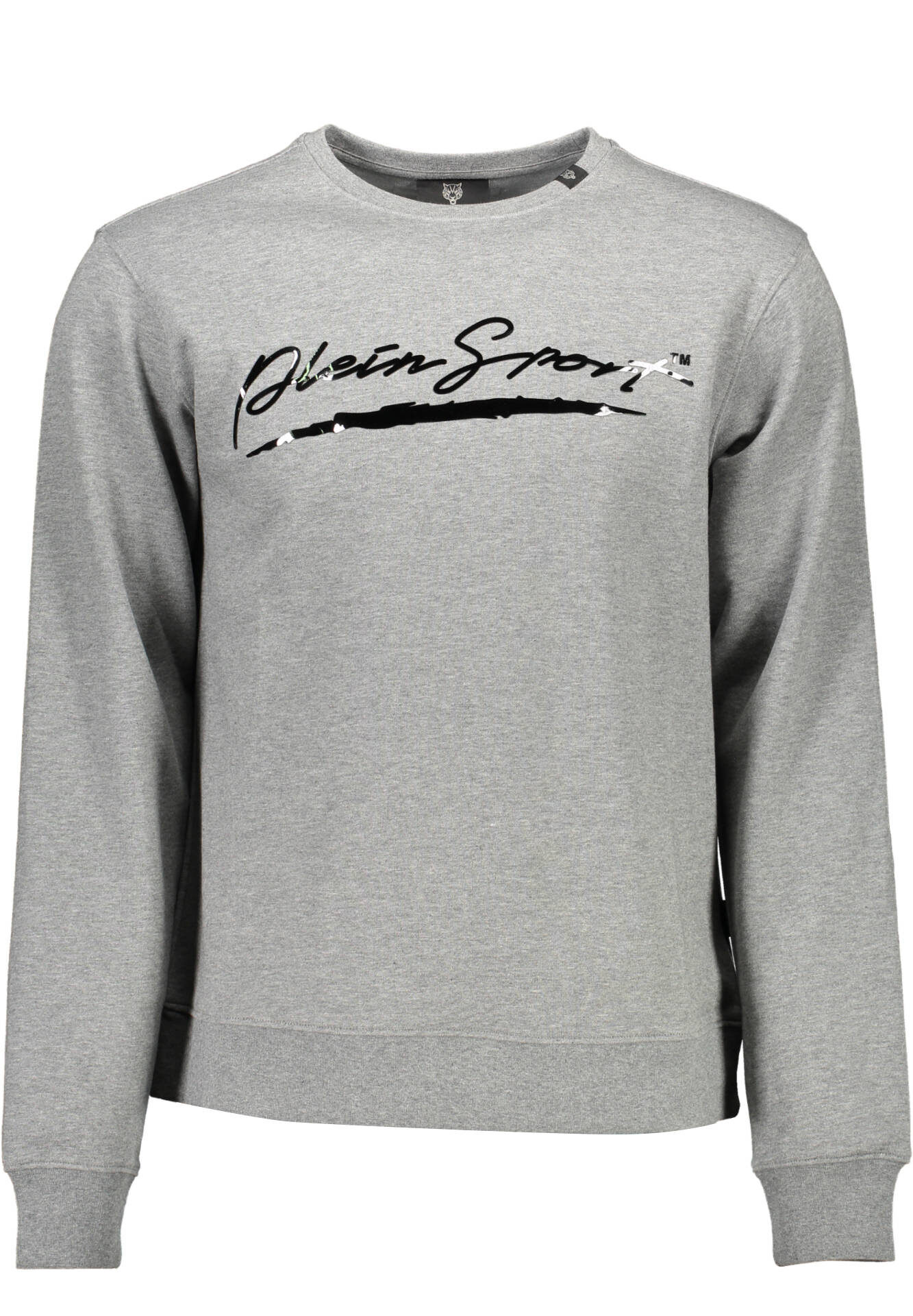 PLEIN SPORT MEN'S ZIP-FREE SWEATSHIRT GREY