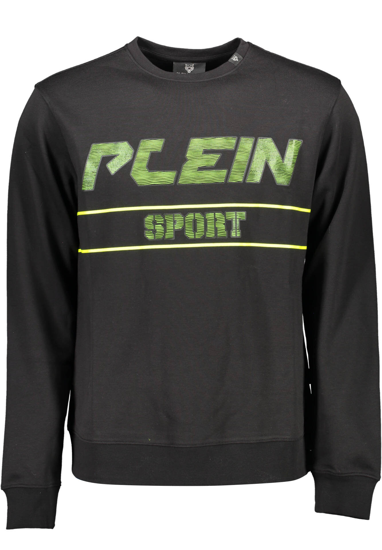 PLEIN SPORT SWEATSHIRT WITHOUT ZIP MAN BLACK