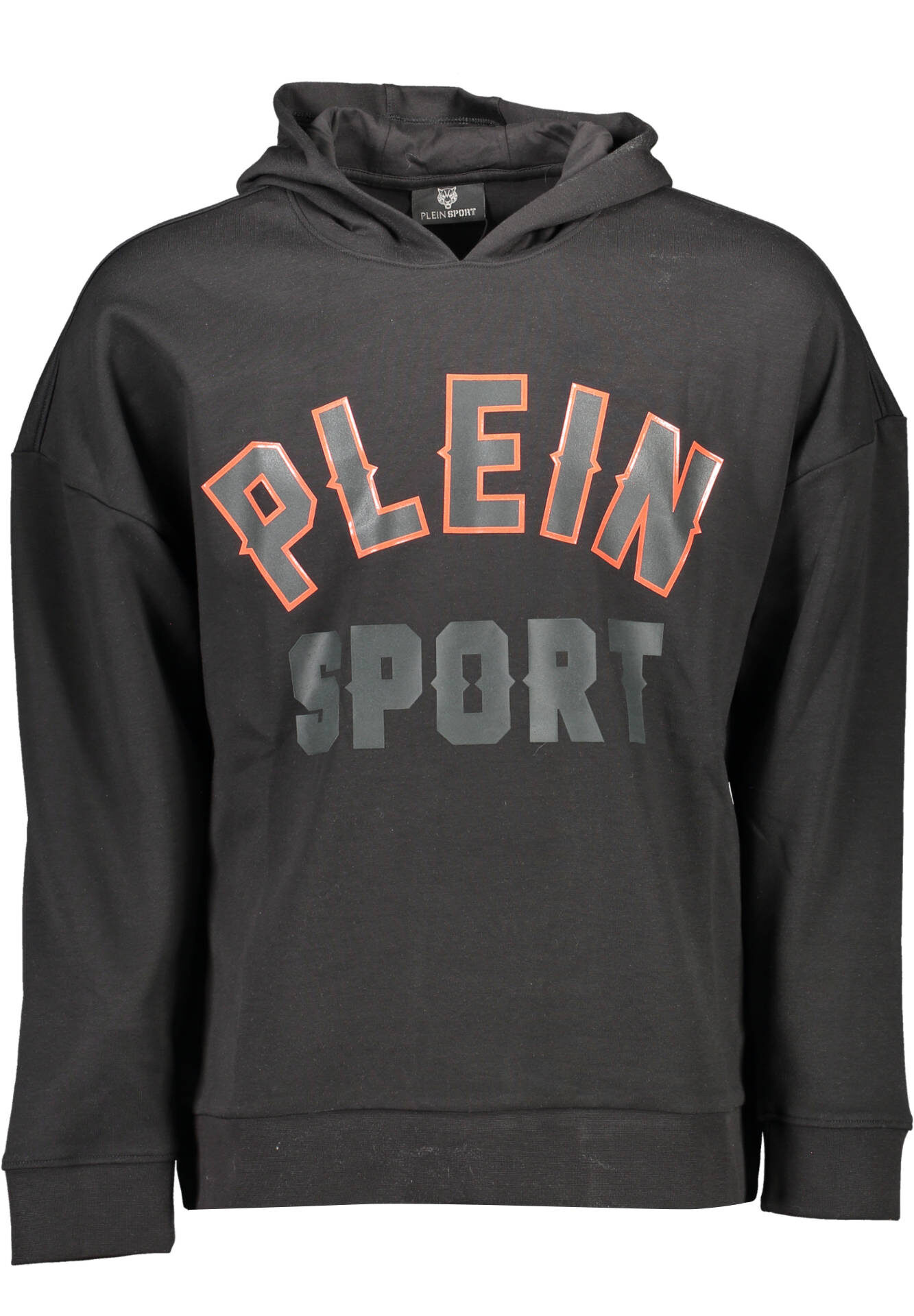 PLEIN SPORT SWEATSHIRT WITHOUT ZIP MAN BLACK