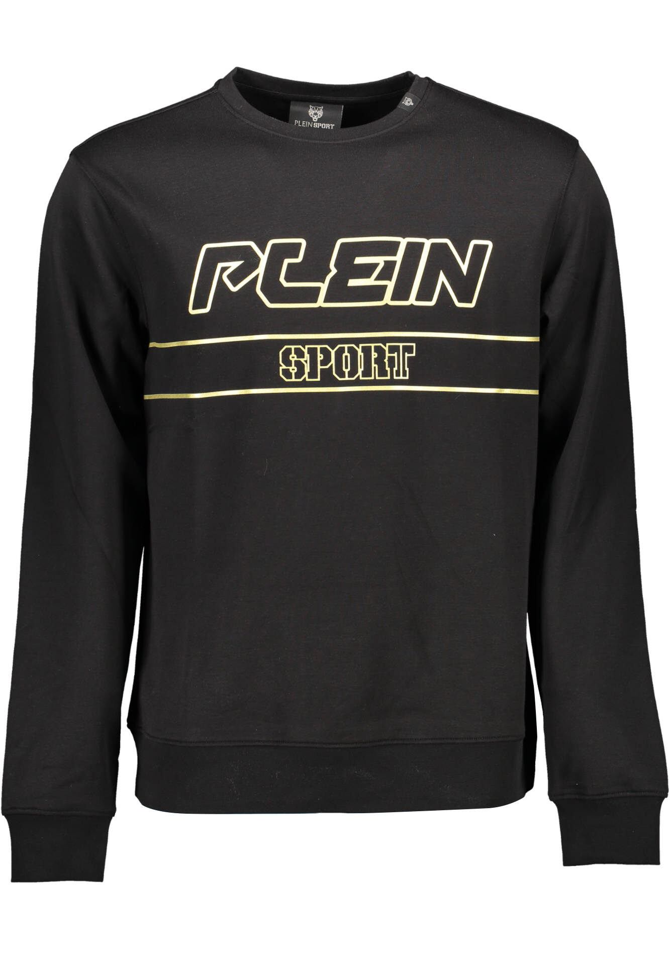 PLEIN SPORT MEN'S BLACK ZIP-UP SWEATSHIRT