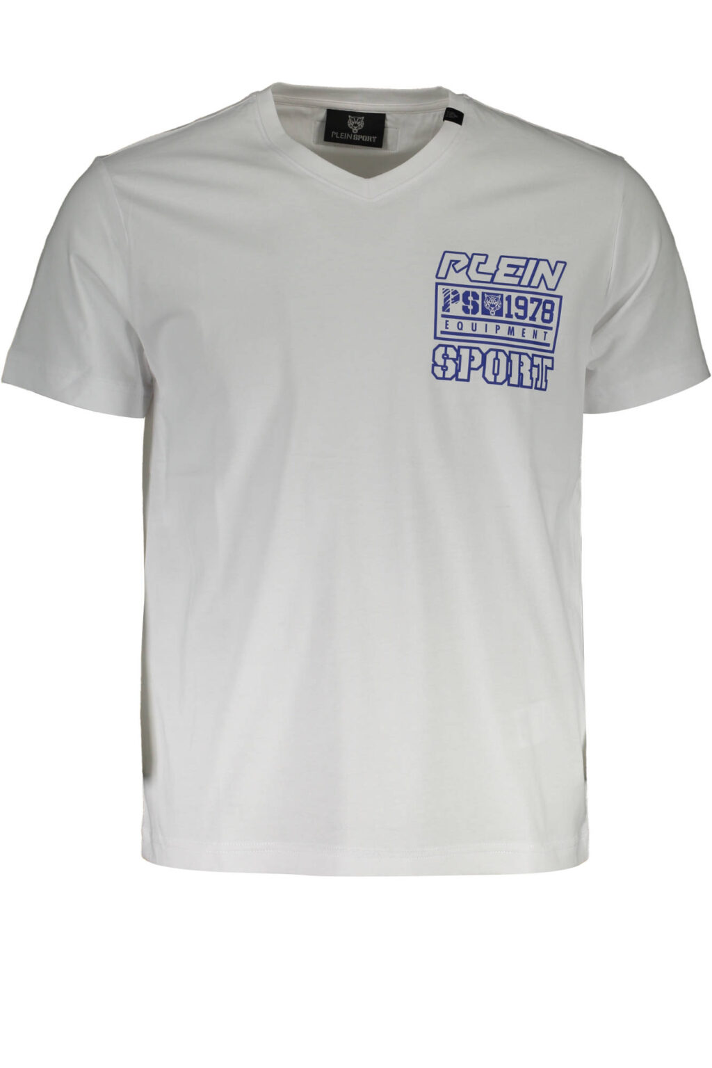 pleinsportt-shirtmanichecorteuomobianco_1 PLEIN SPORT vyriški marškinėliai trumpomis rankovėmis, balti