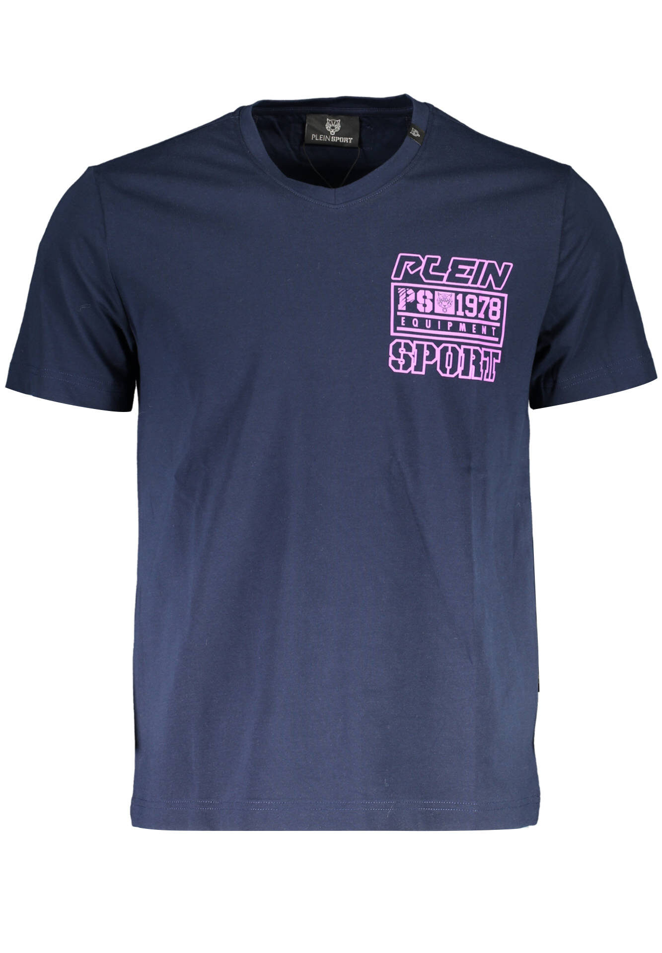 PLEIN SPORT MEN'S SHORT SLEEVE T-SHIRT BLUE