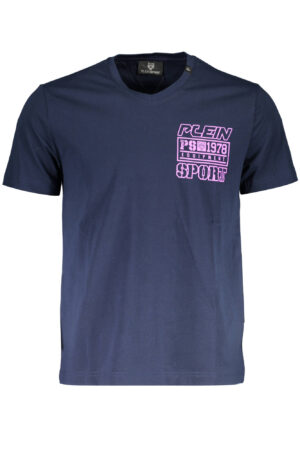 PLEIN SPORT MEN'S SHORT SLEEVE T-SHIRT BLUE