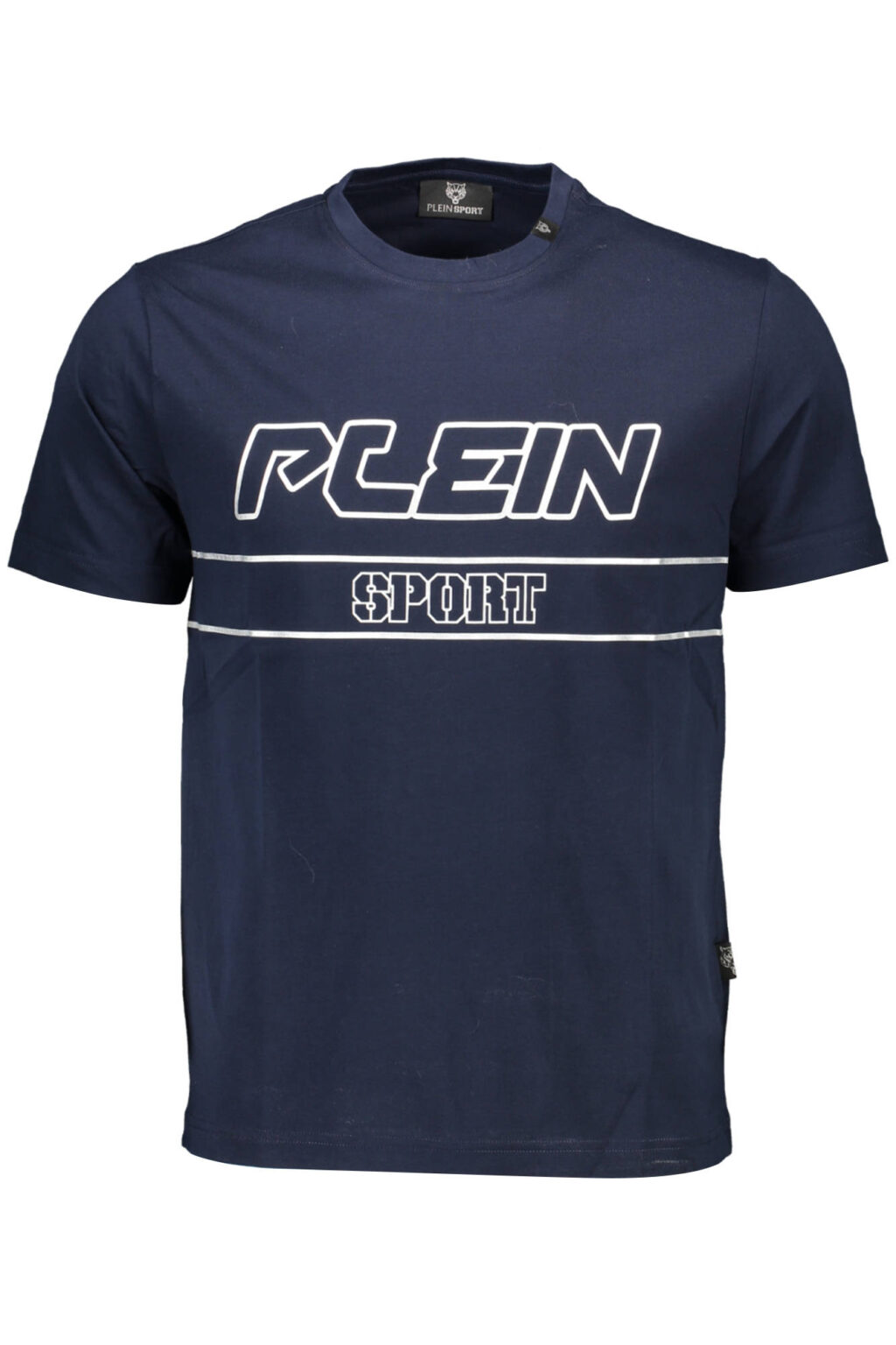 pleinsportt-shirtmanichecorteuomoblu_1 PLEIN SPORT mėlyni vyriški marškinėliai trumpomis rankovėmis