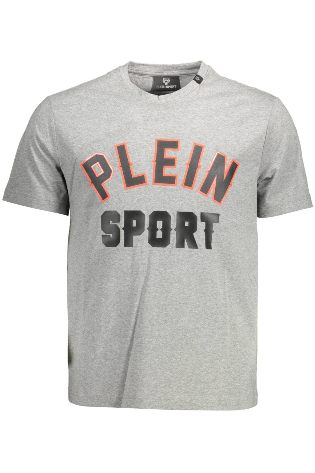 pleinsportt-shirtmanichecorteuomogrigio_1 PLEIN SPORT PILKI VYRIŠKI MARŠKINĖLIAI TRUMPOMIS RANKOVĖMIS