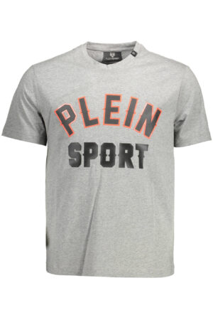 PLEIN SPORT MEN'S SHORT SLEEVE T-SHIRT GRAY