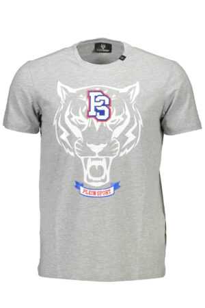 PLEIN SPORT SHORT SLEEVE T-SHIRT MEN GREY