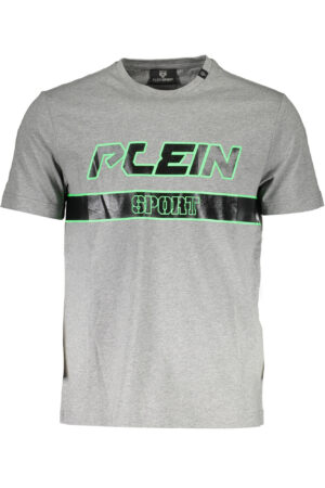 PLEIN SPORT SHORT SLEEVE T-SHIRT MEN GREY