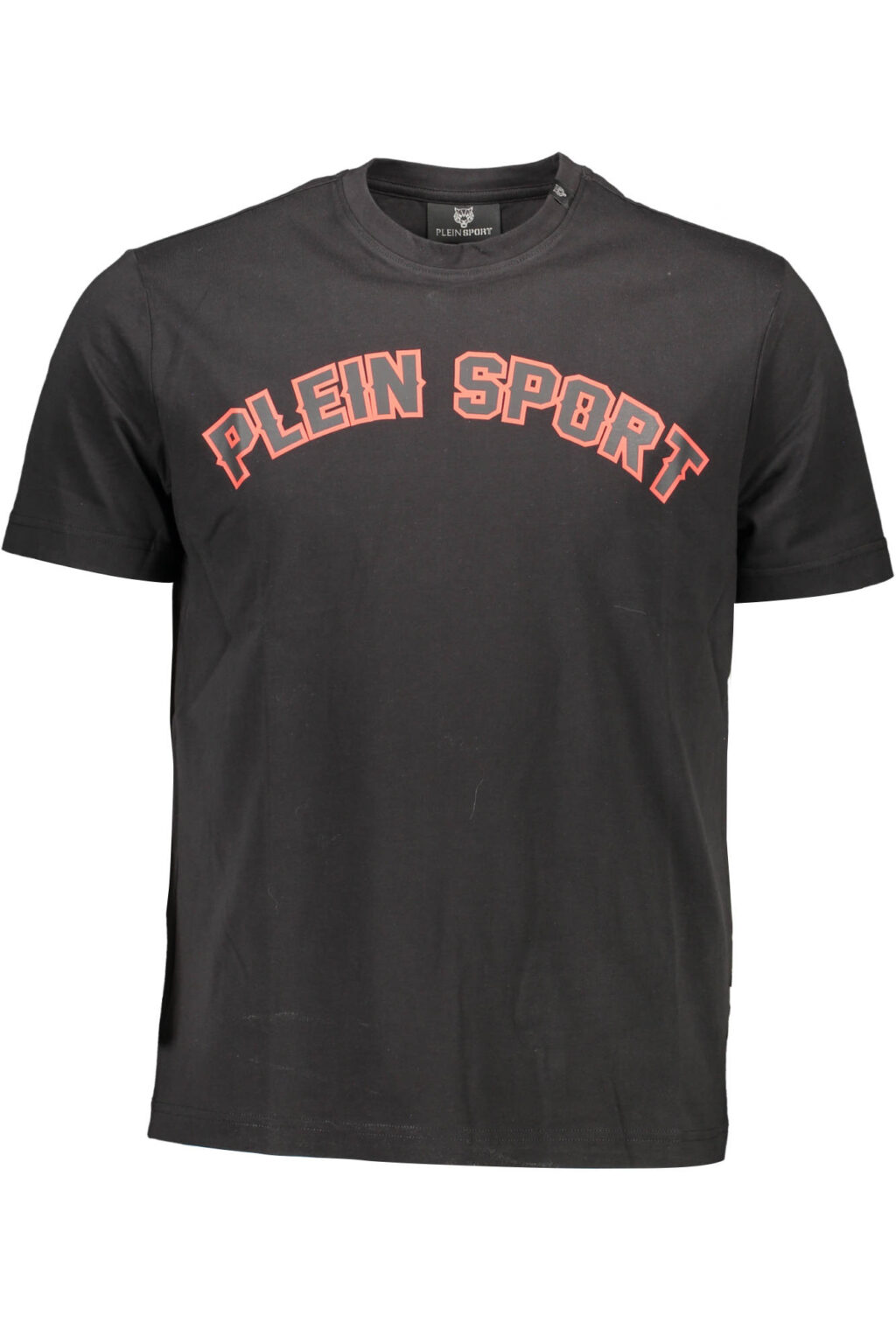 pleinsportt-shirtmanichecorteuomonero_1 PLEIN SPORT juodi vyriški marškinėliai trumpomis rankovėmis