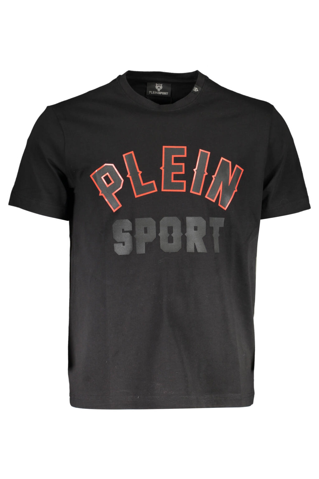 pleinsportt-shirtmanichecorteuomonero_1 PLEIN SPORT vyriški marškinėliai trumpomis rankovėmis, juodi