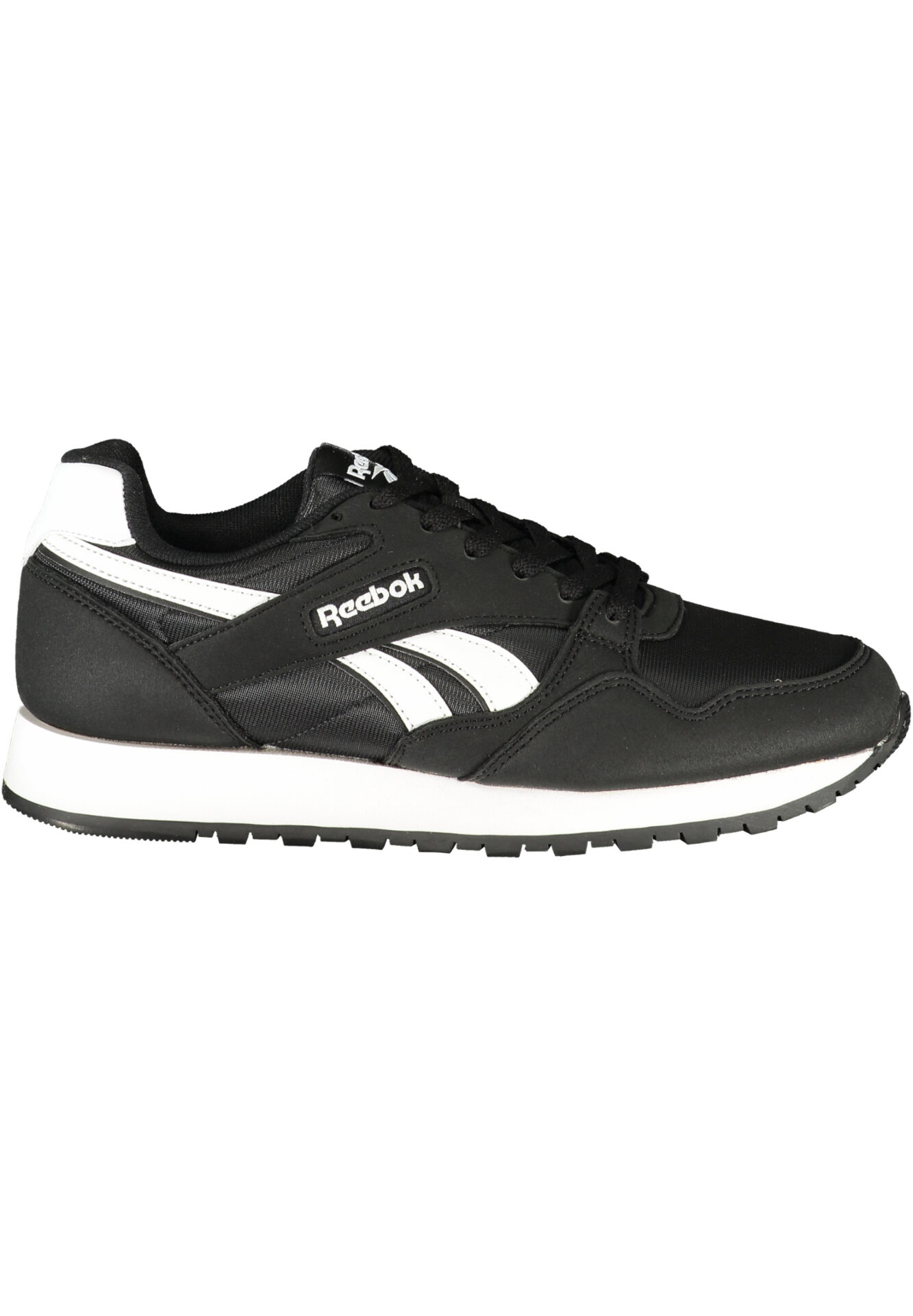 REEBOK MEN'S BLACK SPORTS FOOTWEAR