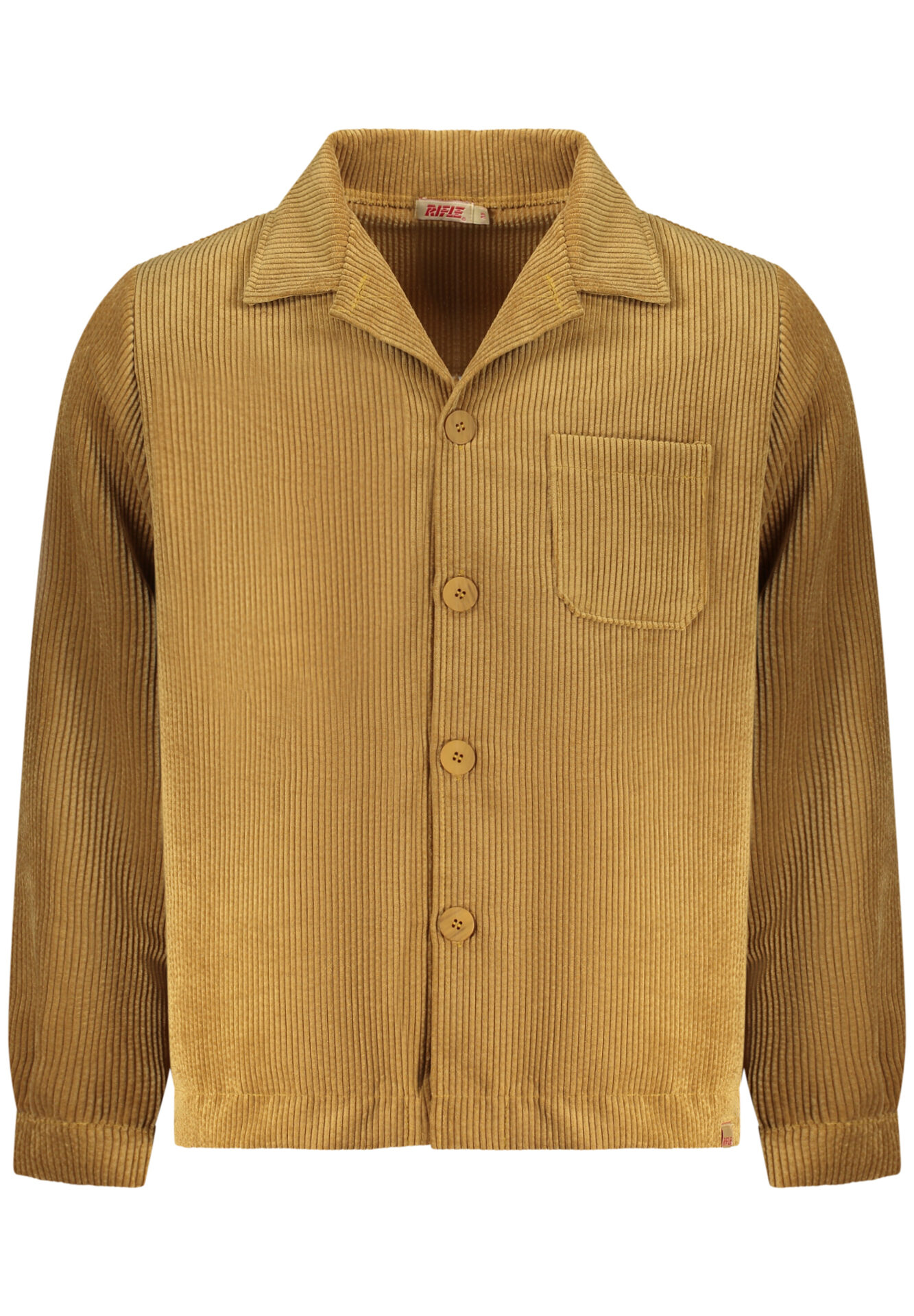 MEN'S BROWN LONG-SLEEVED RIFLE SHIRT