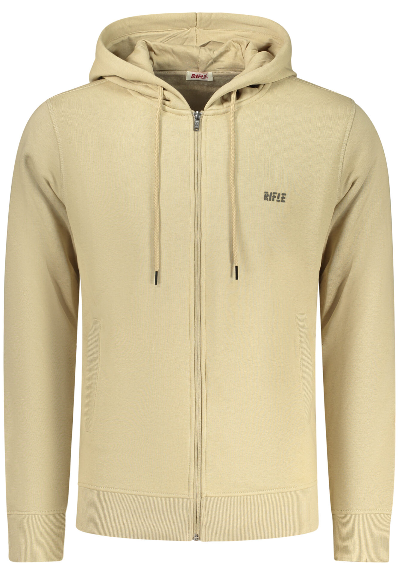RIFLE MEN'S ZIP-UP SWEATSHIRT BEIGE