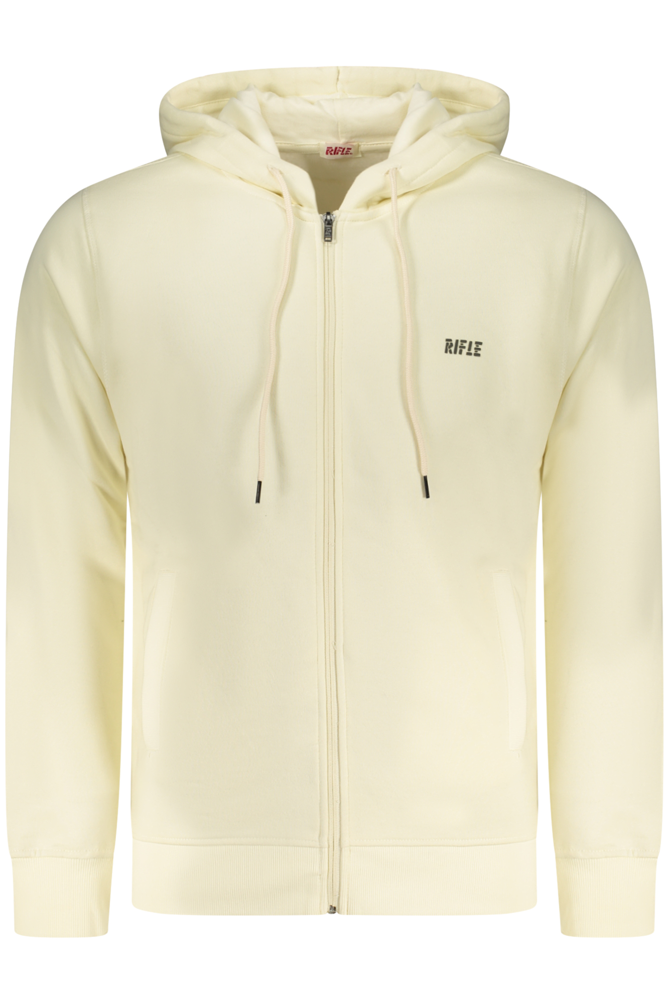 RIFLE MEN'S ZIP-UP SWEATSHIRT WHITE RIFLE MEN'S ZIP-UP SWEATSHIRT WHITE