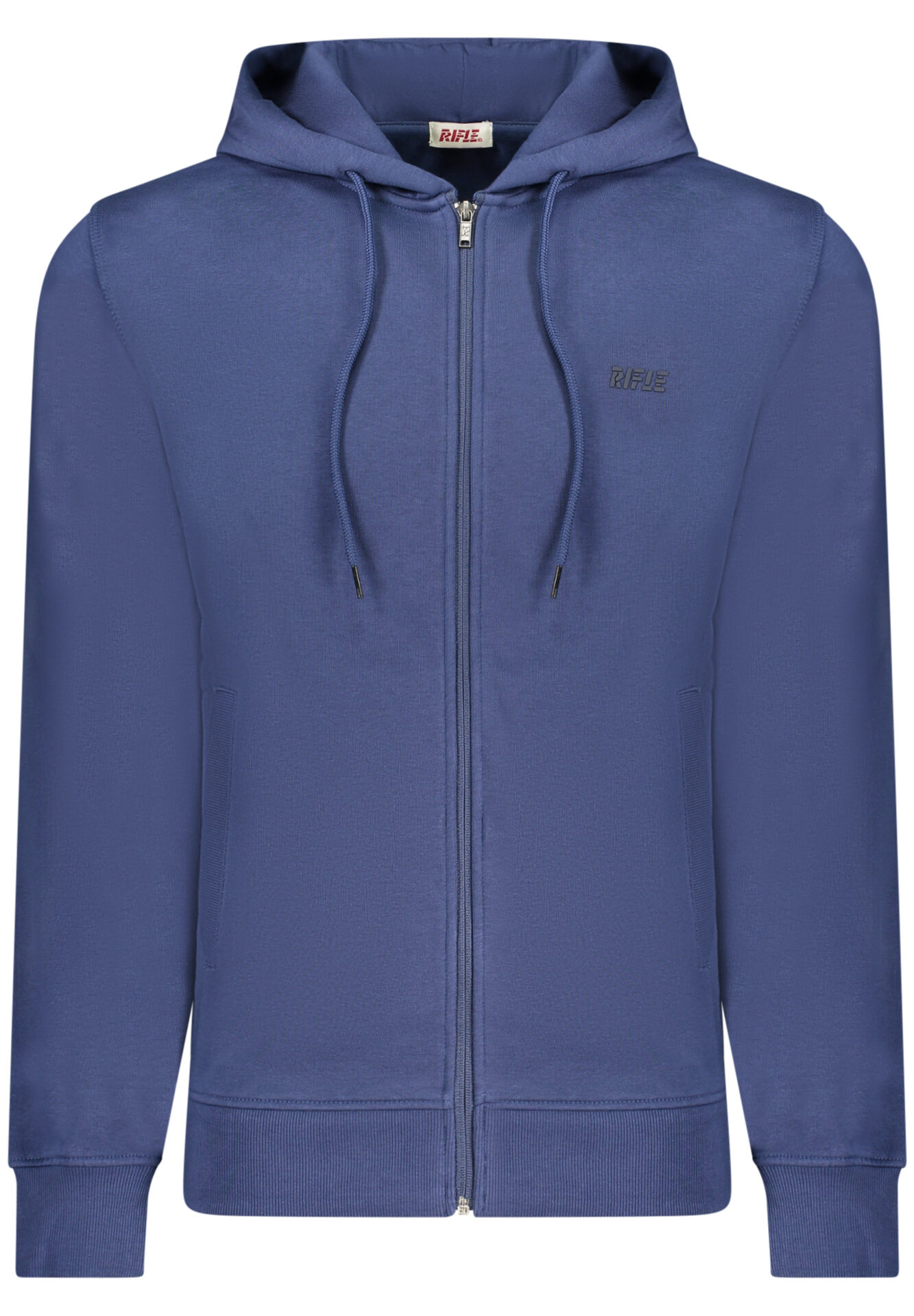 RIFLE MEN'S BLUE ZIP-UP SWEATSHIRT