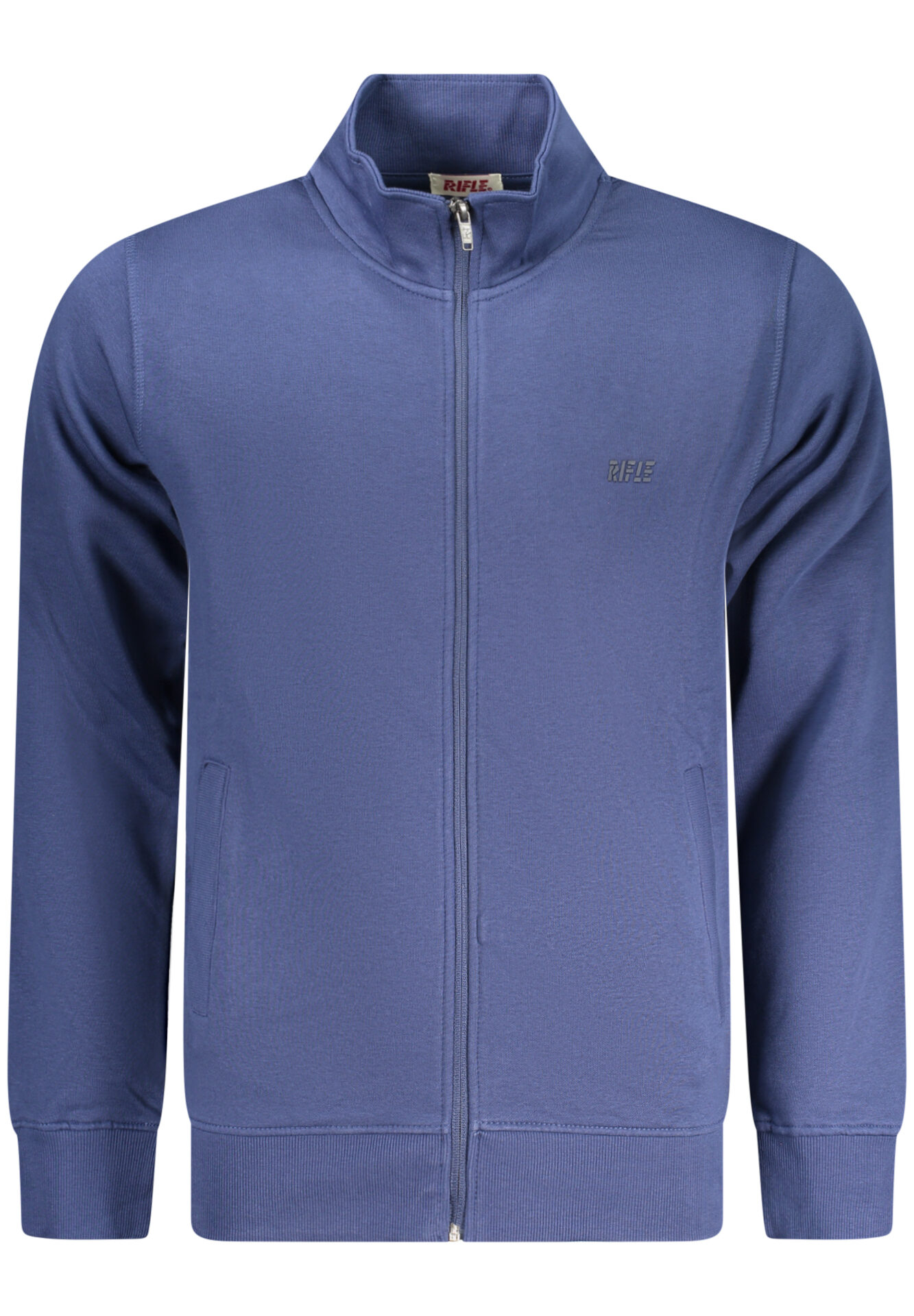 RIFLE MEN'S BLUE ZIP-UP SWEATSHIRT