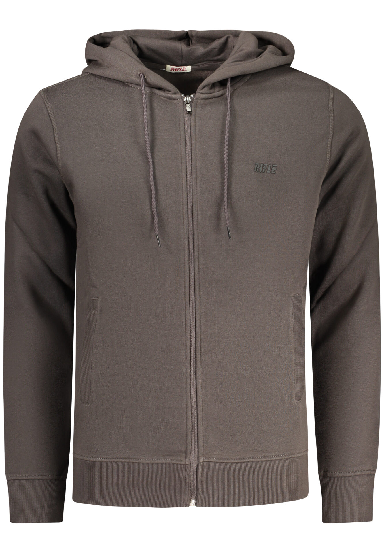 RIFLE MEN'S ZIP-UP SWEATSHIRT GREY