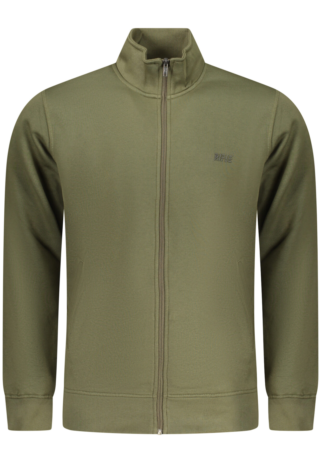 RIFLE MEN'S ZIP-UP SWEATSHIRT GREEN