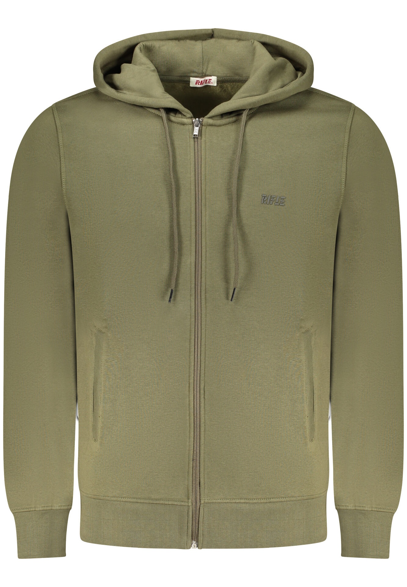 RIFLE MEN'S ZIP-UP SWEATSHIRT GREEN