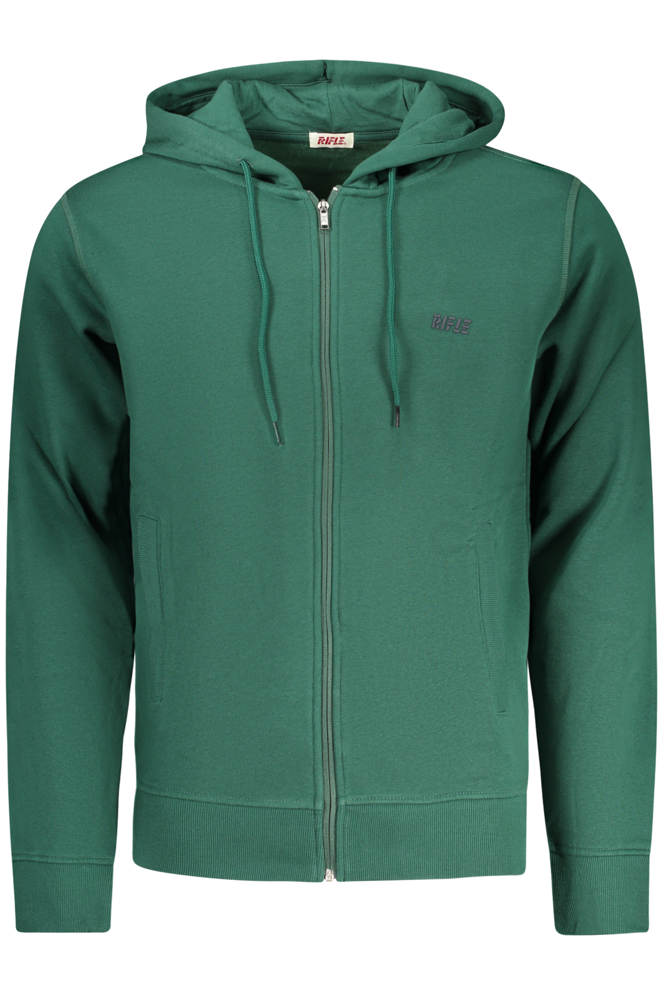 RIFLE MEN'S ZIP-UP SWEATSHIRT GREEN RIFLE MEN'S ZIP-UP SWEATSHIRT GREEN