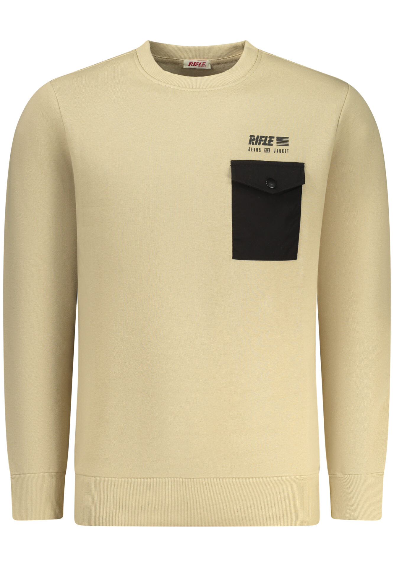 RIFLE MEN'S ZIP-UP SWEATSHIRT BEIGE