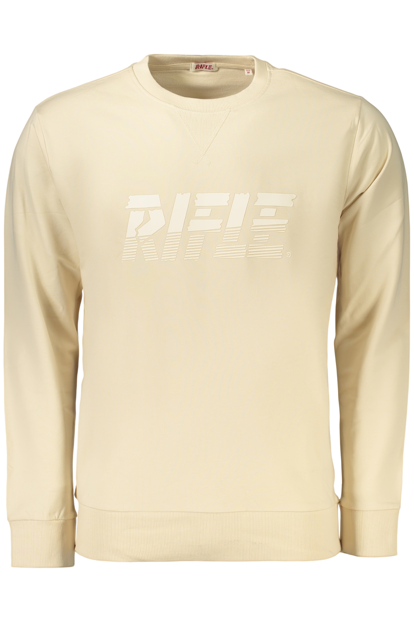 RIFLE MEN'S ZIP-UP SWEATSHIRT BEIGE RIFLE MEN'S ZIP-UP SWEATSHIRT BEIGE