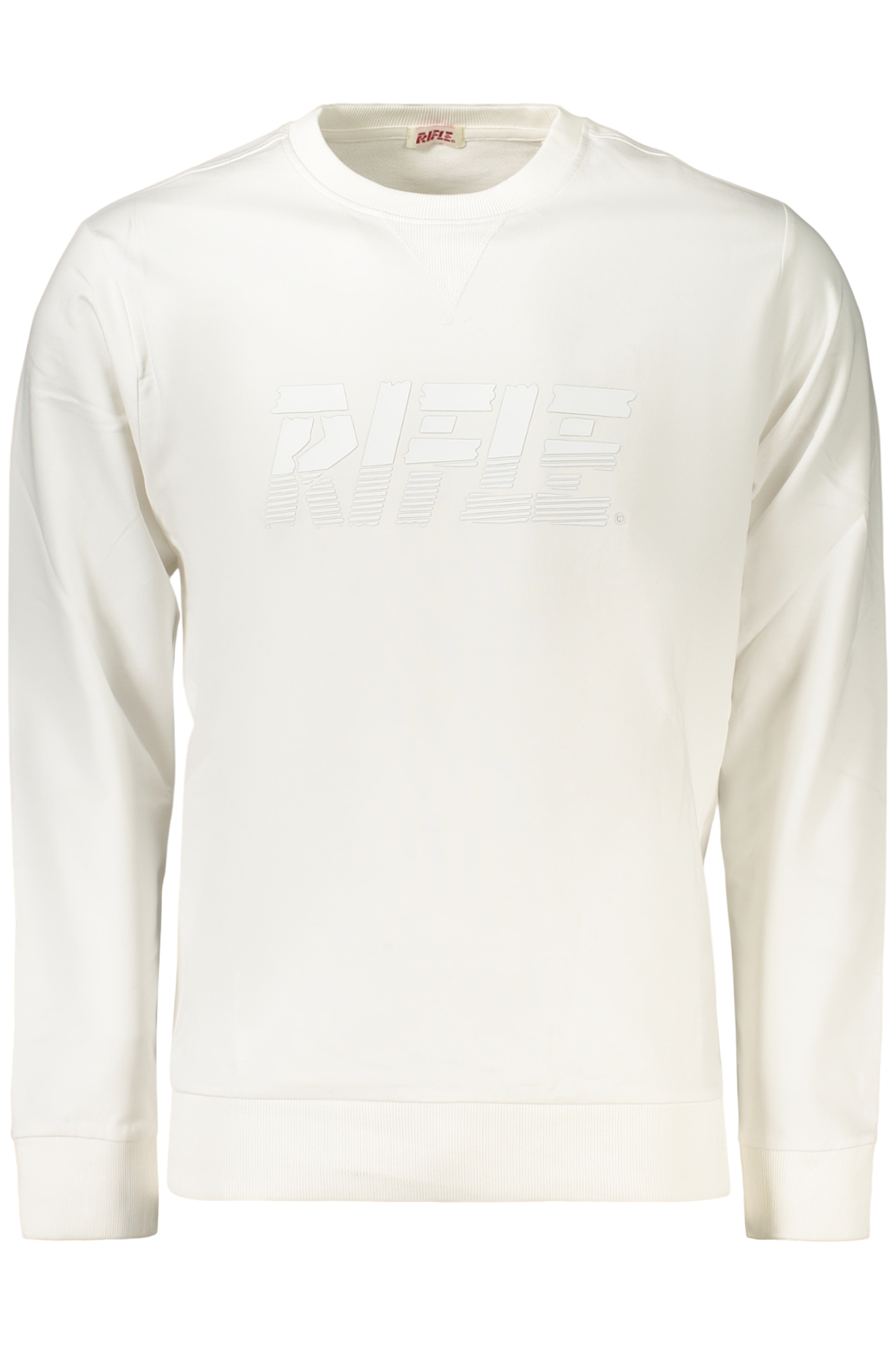 RIFLE MEN'S ZIP-UP SWEATSHIRT WHITE RIFLE MEN'S ZIP-UP SWEATSHIRT WHITE