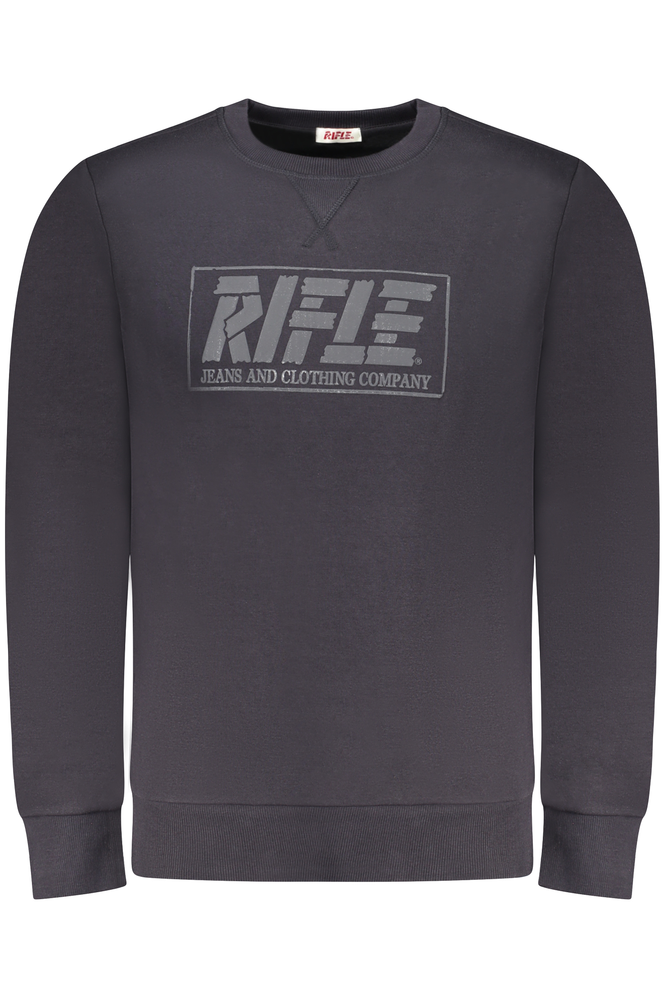 RIFLE MEN'S ZIP-UP SWEATSHIRT BLUE RIFLE MEN'S ZIP-UP SWEATSHIRT BLUE