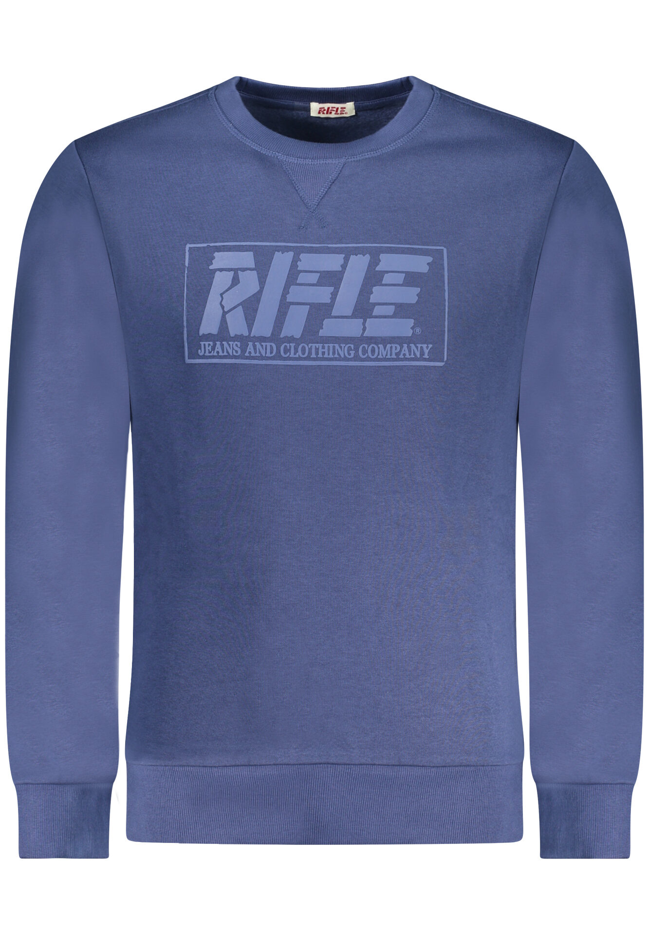 RIFLE MEN'S ZIP-UP SWEATSHIRT BLUE