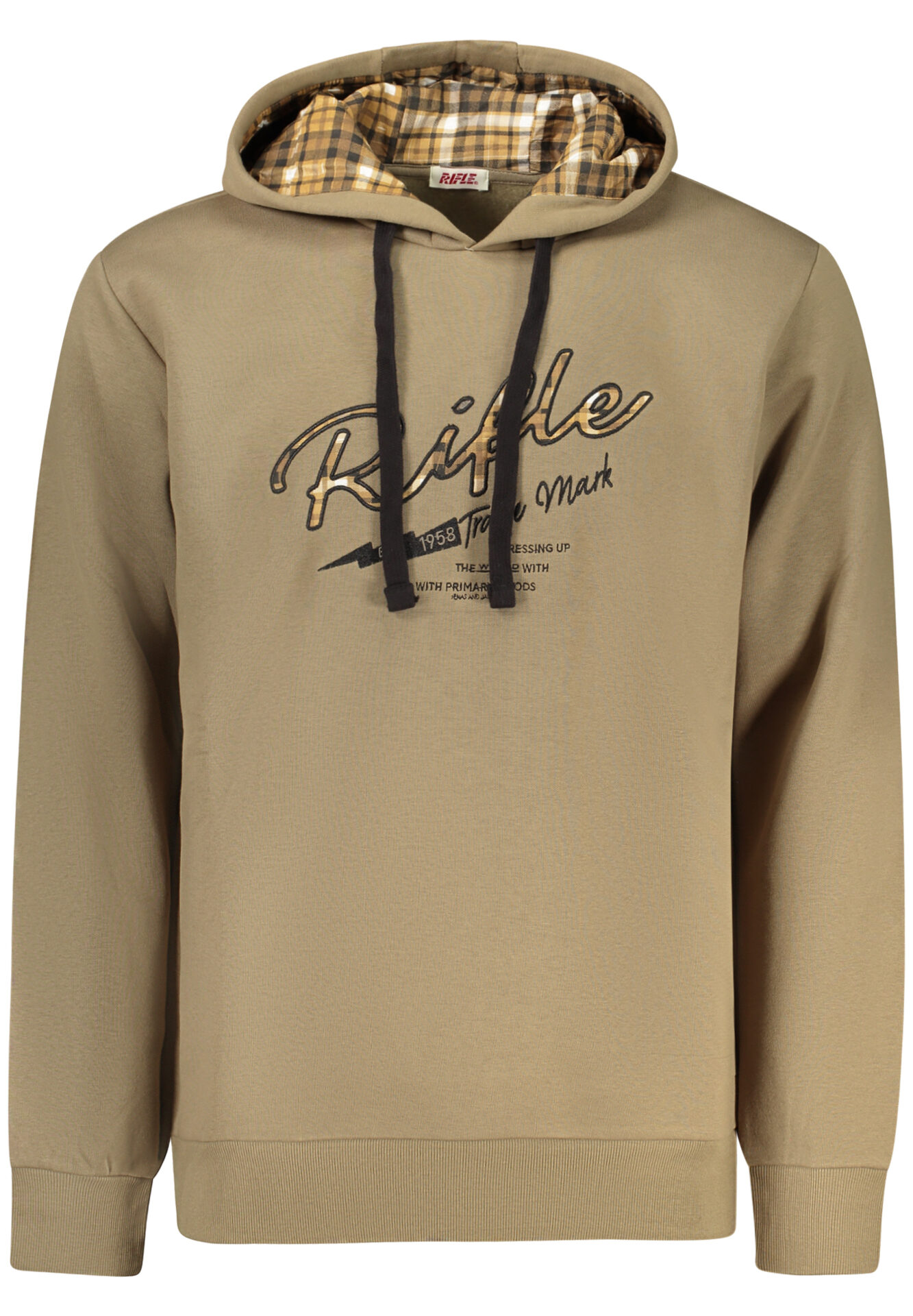 RIFLE MEN'S ZIP-UP SWEATSHIRT BROWN