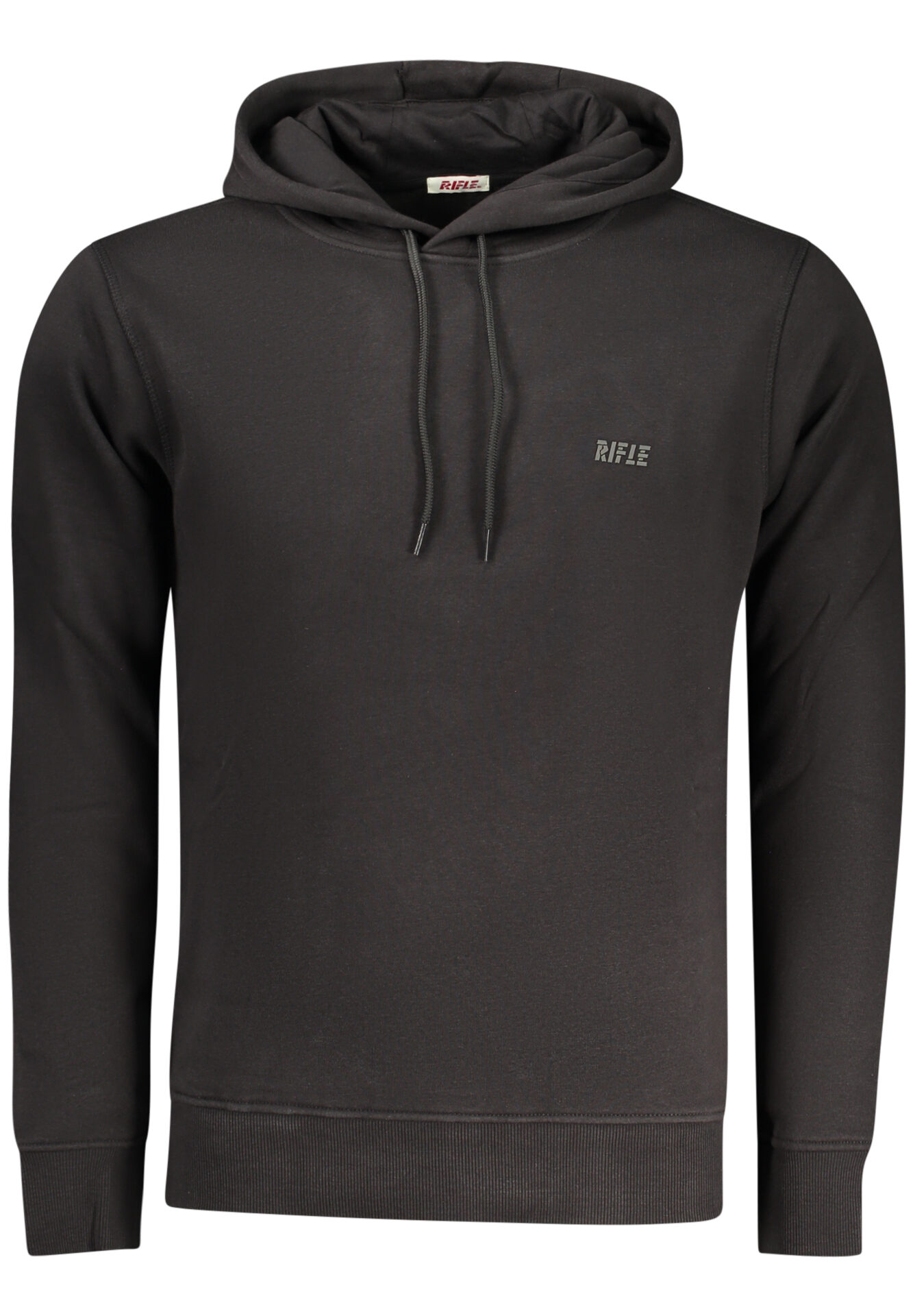 RIFLE MEN'S BLACK ZIP-UP SWEATSHIRT