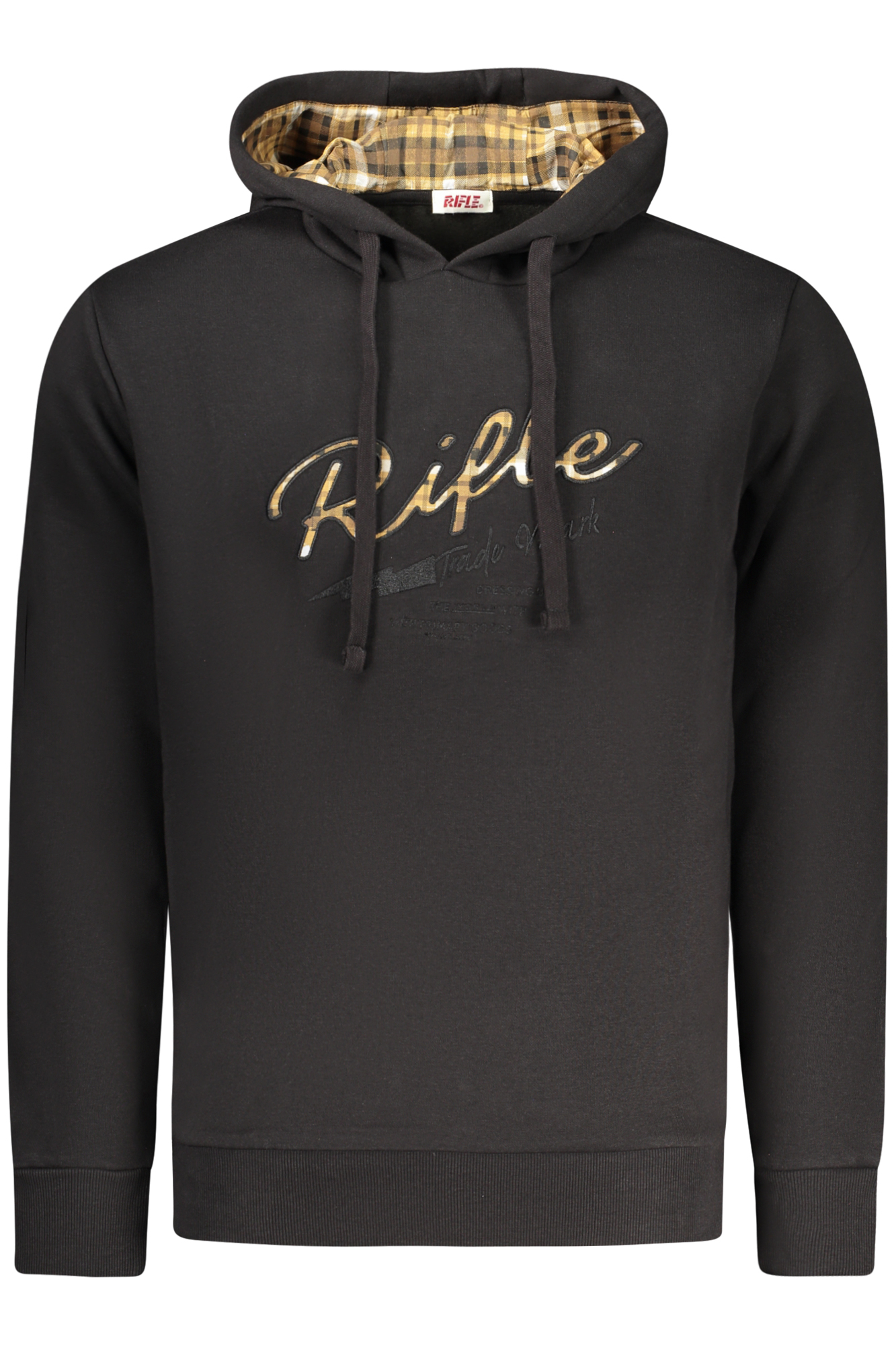 RIFLE MEN'S BLACK ZIP-UP SWEATSHIRT RIFLE MEN'S BLACK ZIP-UP SWEATSHIRT