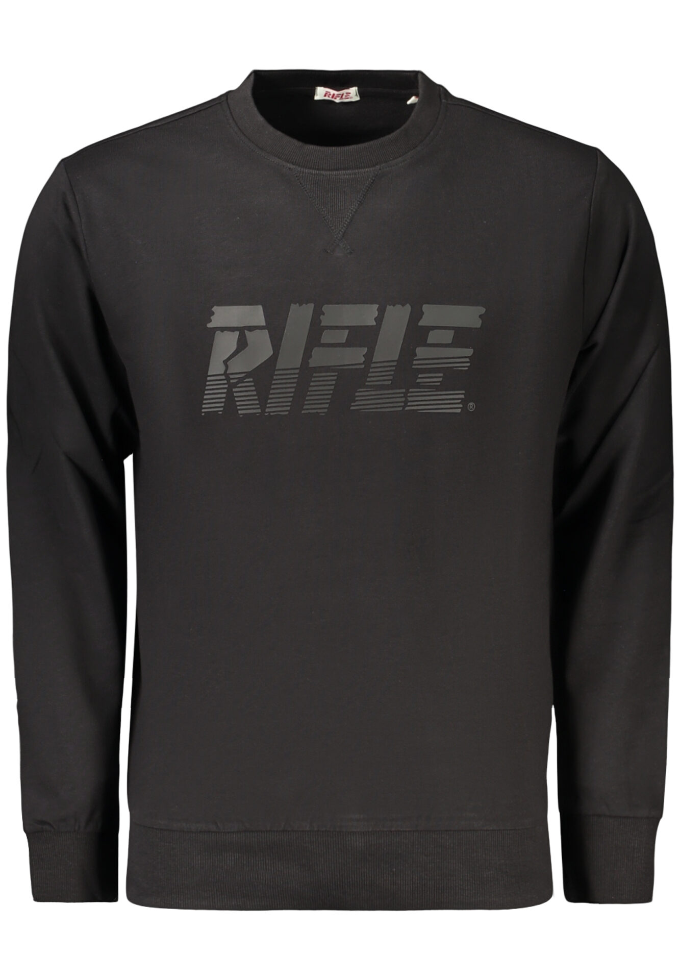 RIFLE MEN'S BLACK ZIP-UP SWEATSHIRT