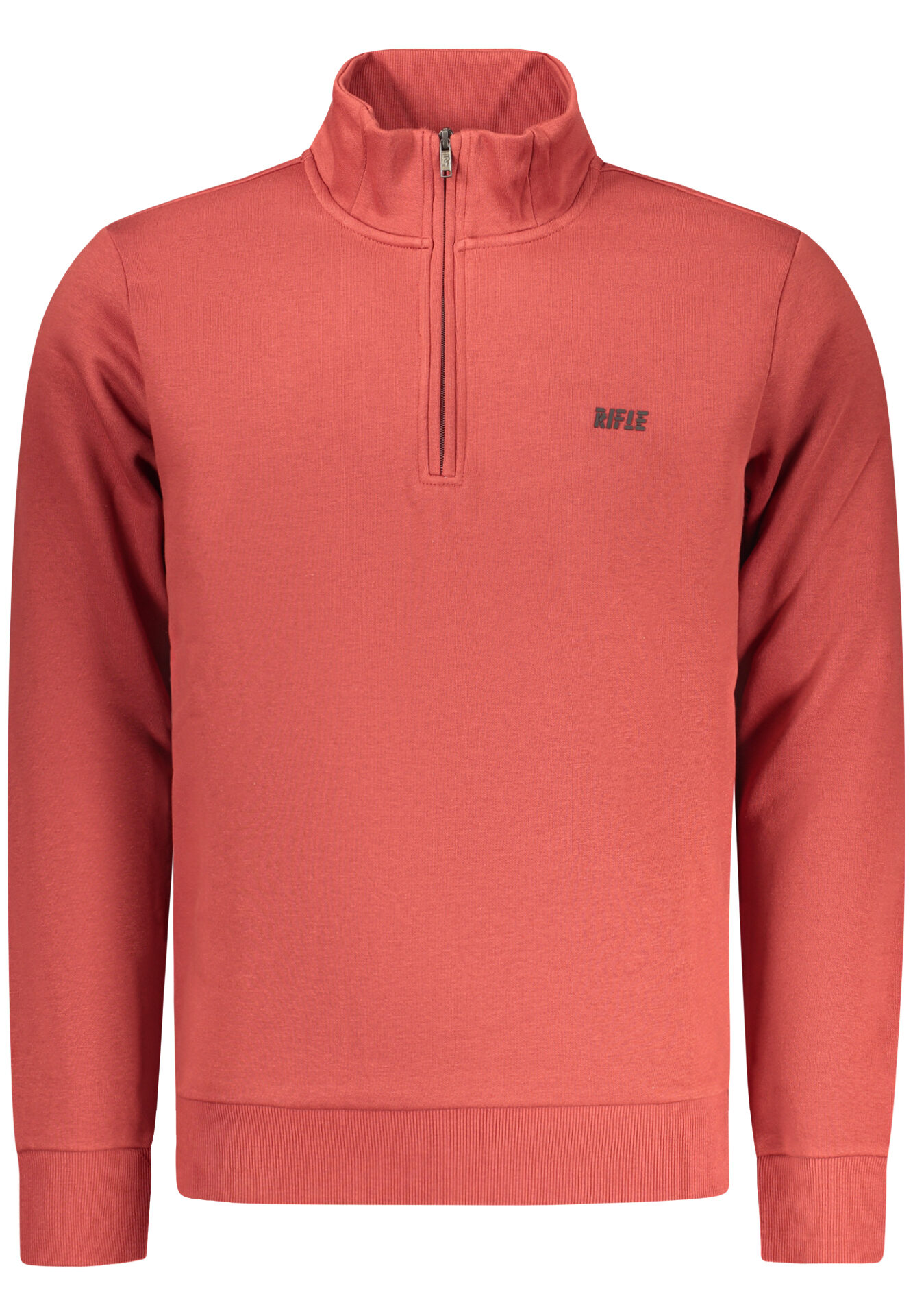 RIFLE RED MEN'S ZIP-UP SWEATSHIRT