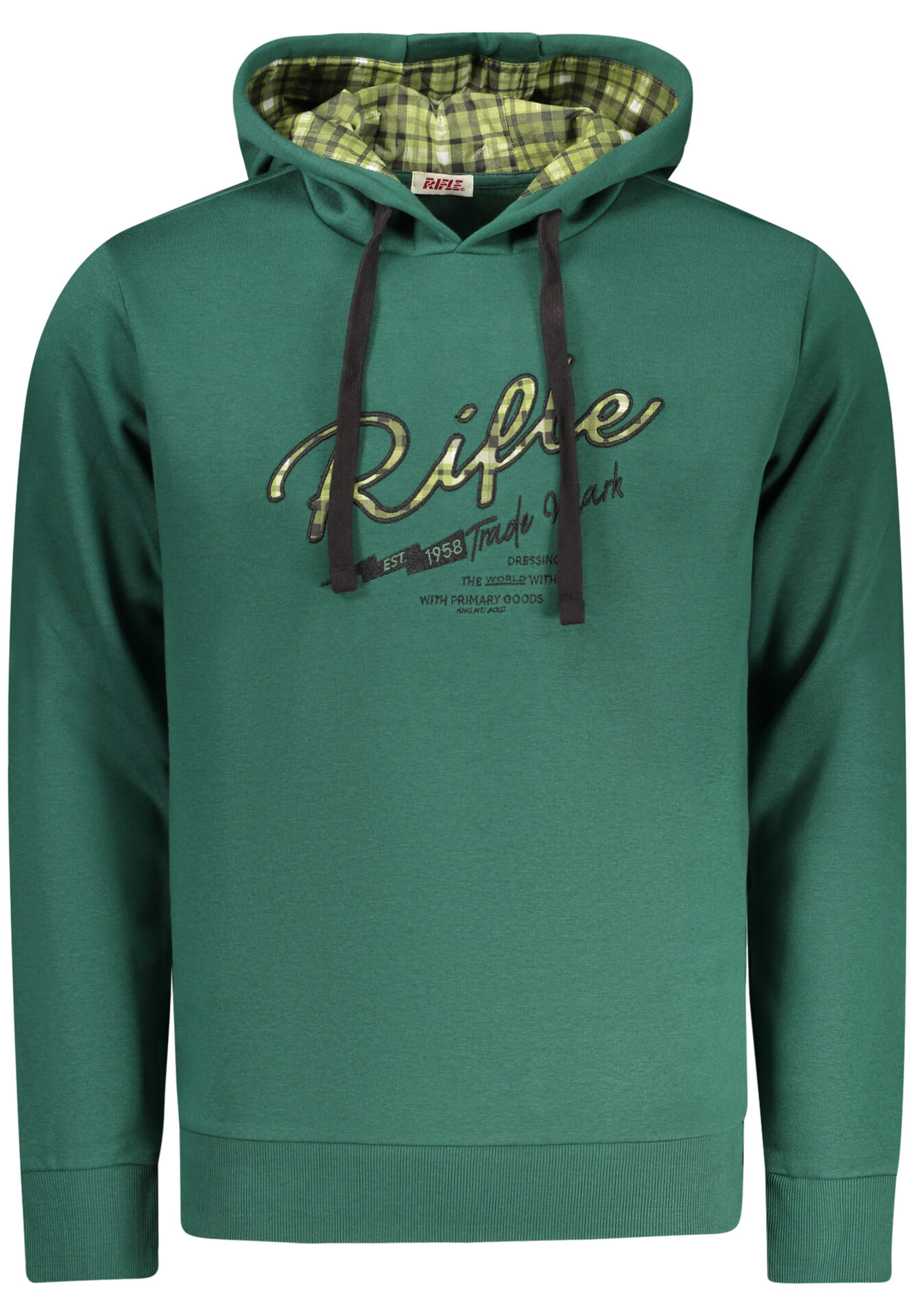 RIFLE MEN'S ZIP-UP SWEATSHIRT GREEN