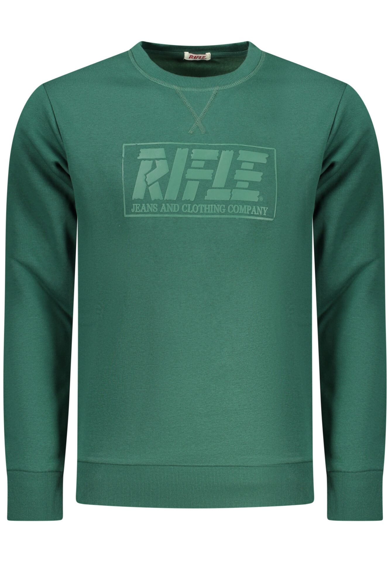 RIFLE MEN'S ZIP-UP SWEATSHIRT GREEN