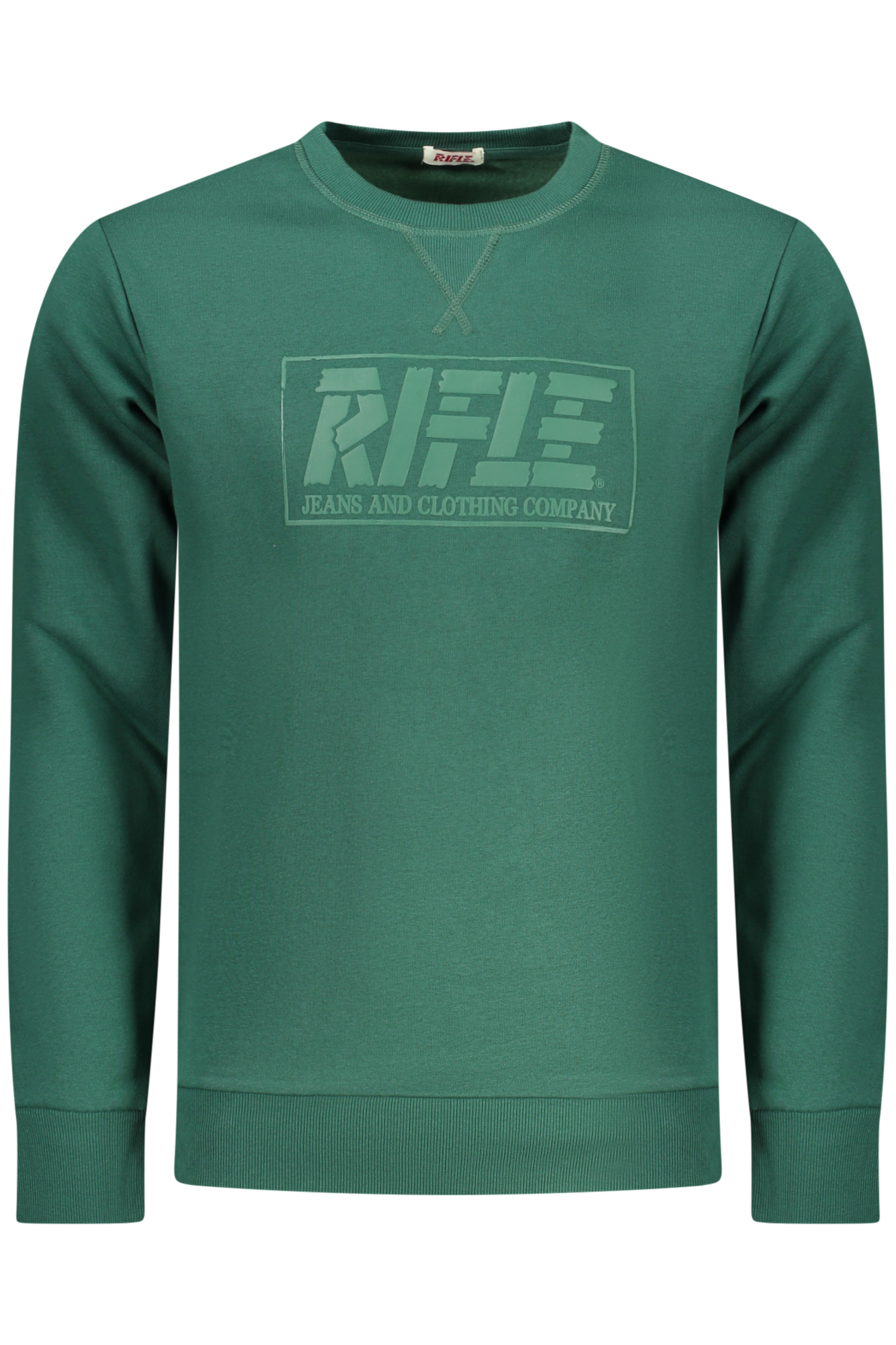 RIFLE MEN'S ZIP-UP SWEATSHIRT GREEN RIFLE MEN'S ZIP-UP SWEATSHIRT GREEN