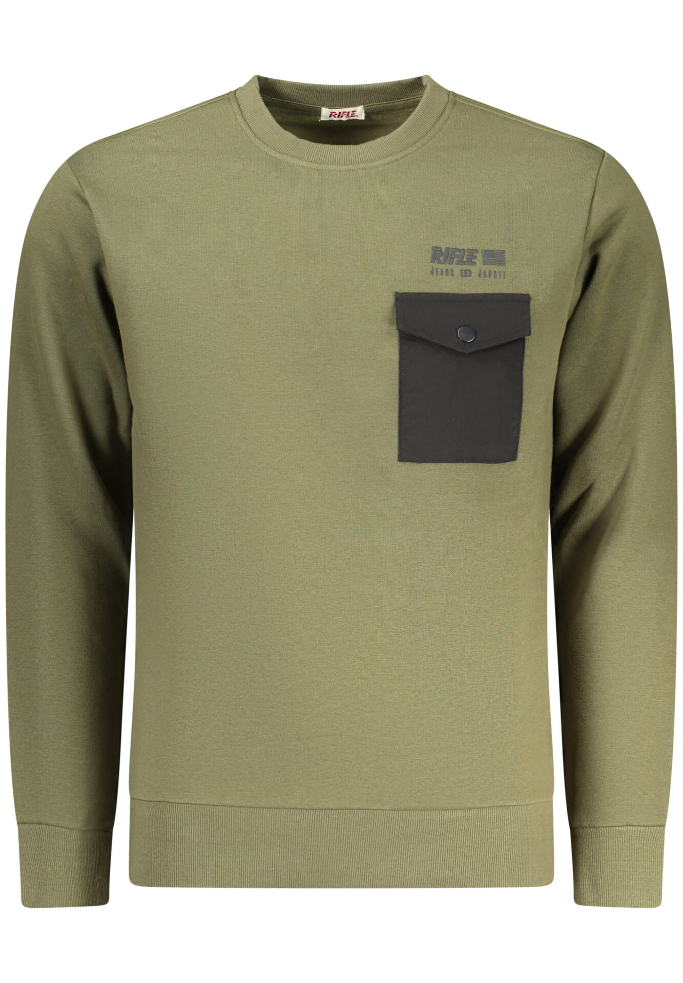 RIFLE MEN'S ZIP-UP SWEATSHIRT GREEN