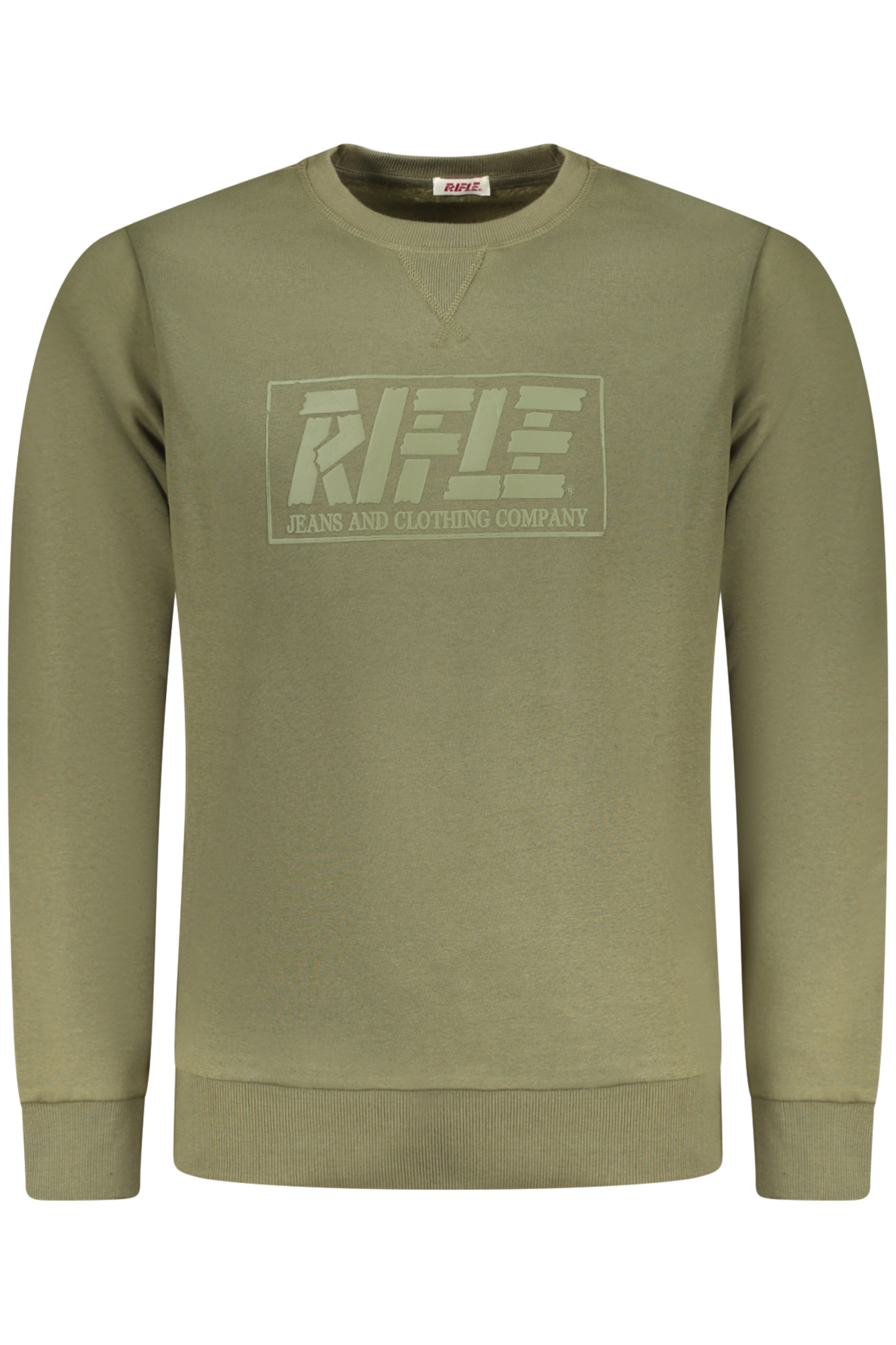 RIFLE MEN'S ZIP-UP SWEATSHIRT GREEN RIFLE MEN'S ZIP-UP SWEATSHIRT GREEN