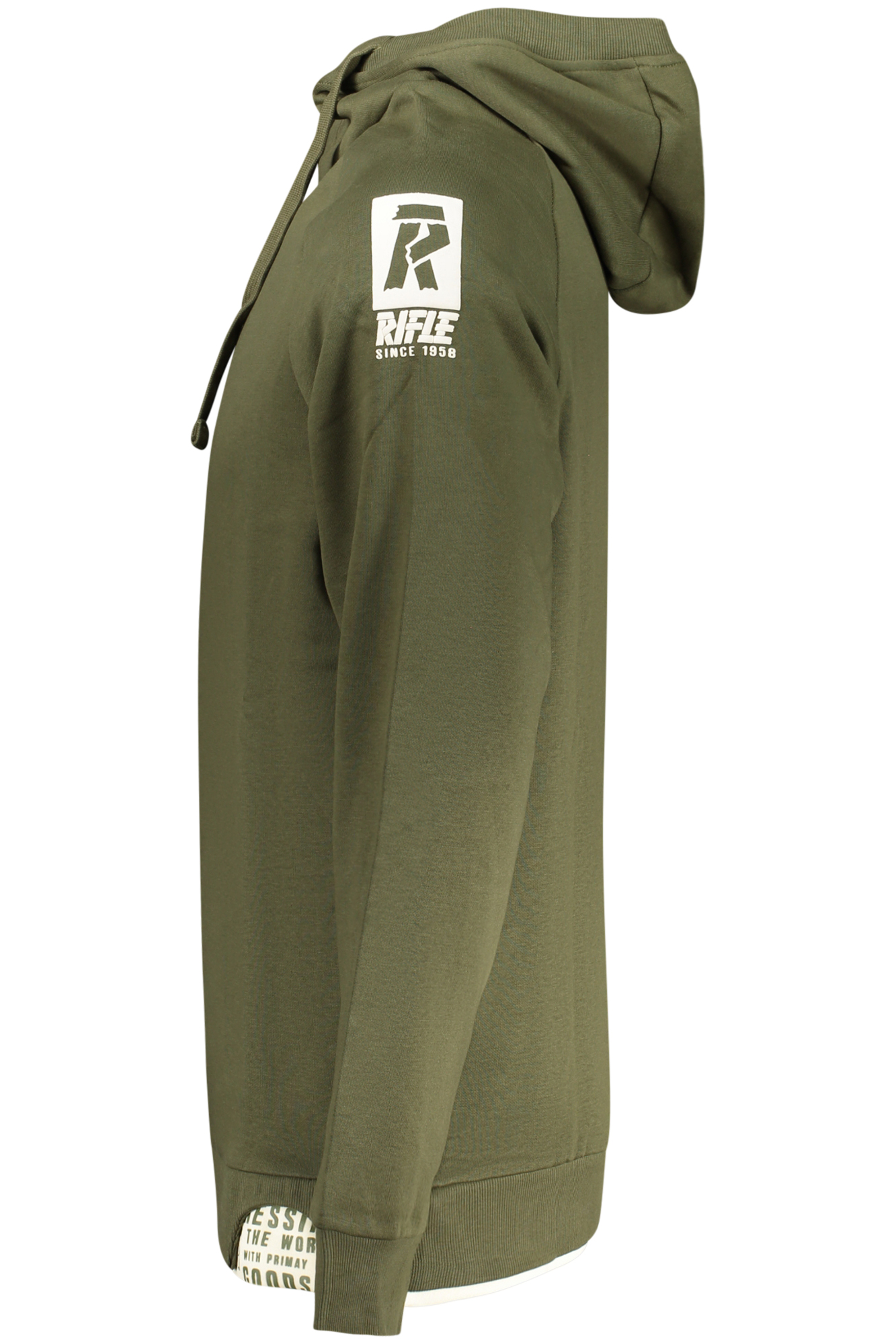 RIFLE MEN'S ZIP-UP SWEATSHIRT GREEN RIFLE MEN'S ZIP-UP SWEATSHIRT GREEN - Image 3
