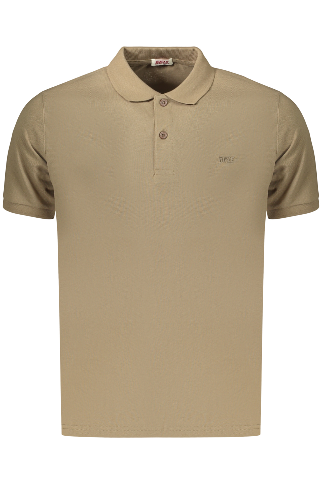 MEN'S BROWN SHORT-SLEEVED RIFLE POLO MEN'S BROWN SHORT-SLEEVED RIFLE POLO
