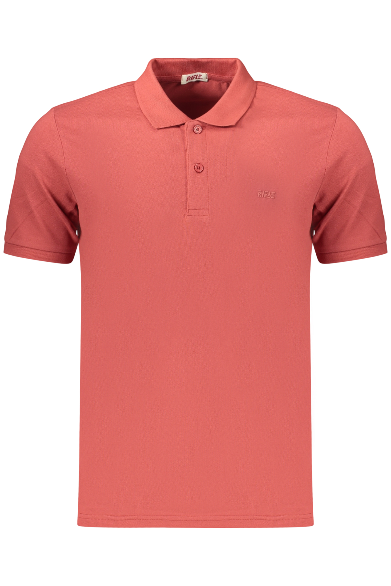 MEN'S RED SHORT-SLEEVE RIFLE POLO MEN'S RED SHORT-SLEEVE RIFLE POLO