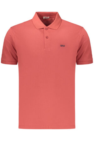 MEN'S RED SHORT-SLEEVE RIFLE POLO