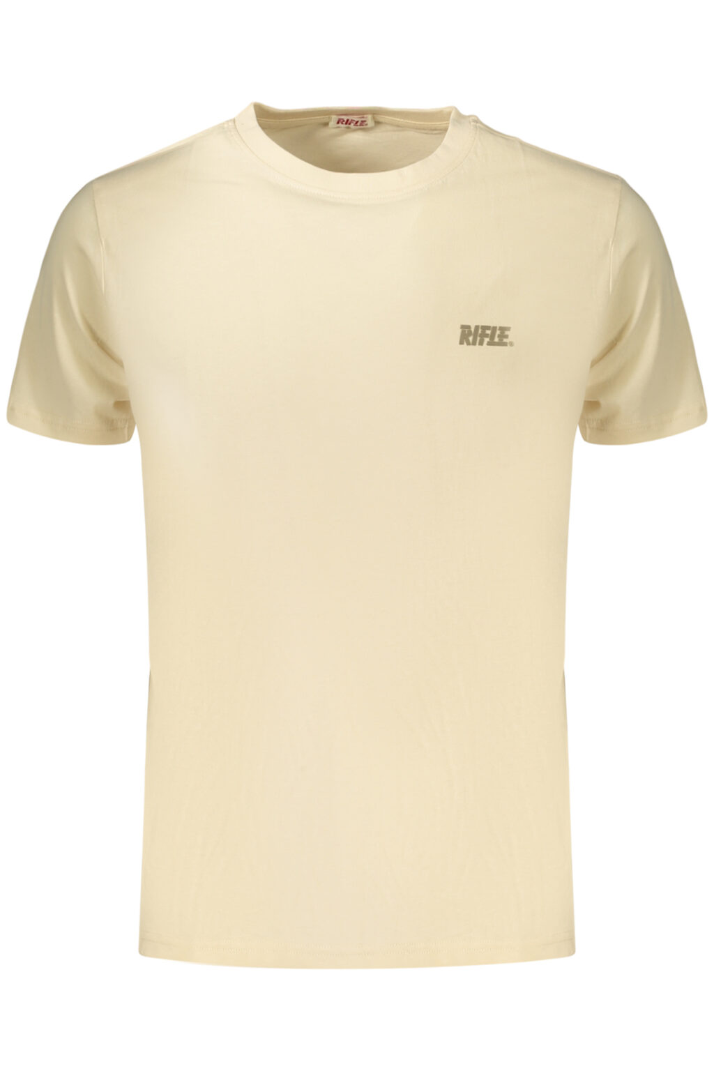 riflet-shirtmanichecorteuomobeige_1 RIFLE smėlio spalvos vyriški marškinėliai trumpomis rankovėmis
