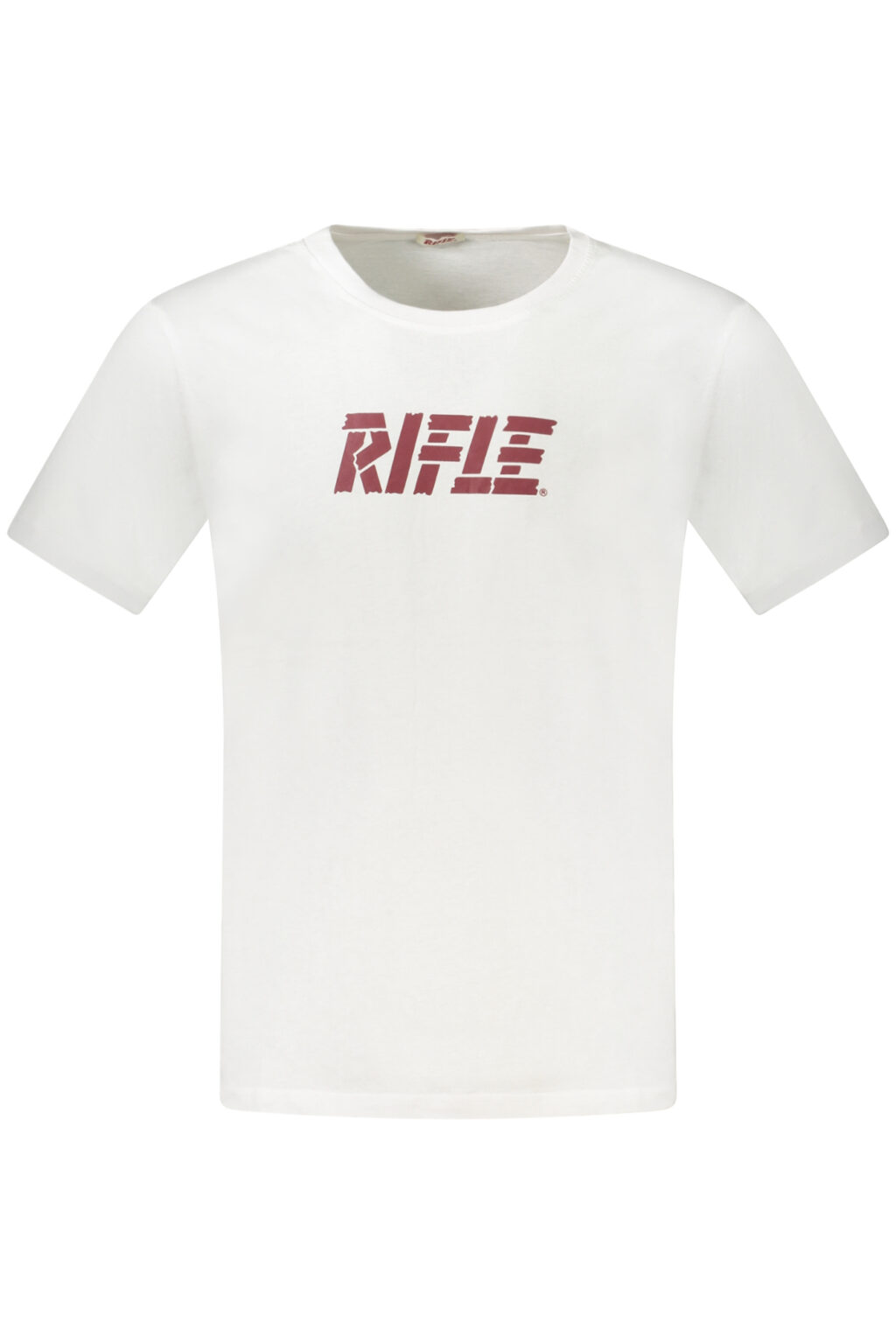 riflet-shirtmanichecorteuomobianco_1 RIFLE balti vyriški marškinėliai trumpomis rankovėmis
