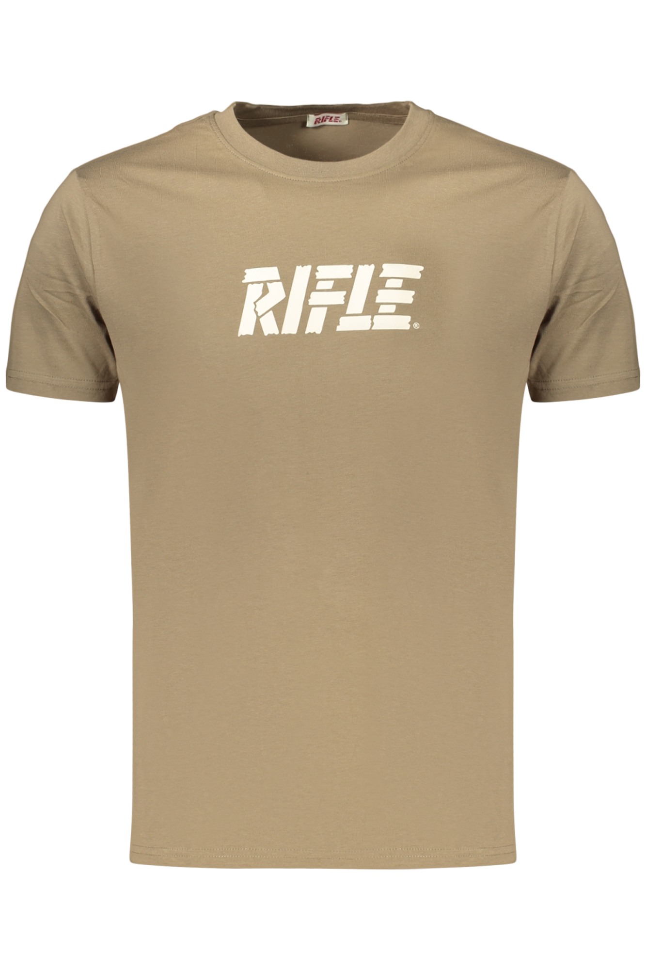 MEN'S BROWN SHORT-SLEEVED RIFLE T-SHIRT MEN'S BROWN SHORT-SLEEVED RIFLE T-SHIRT