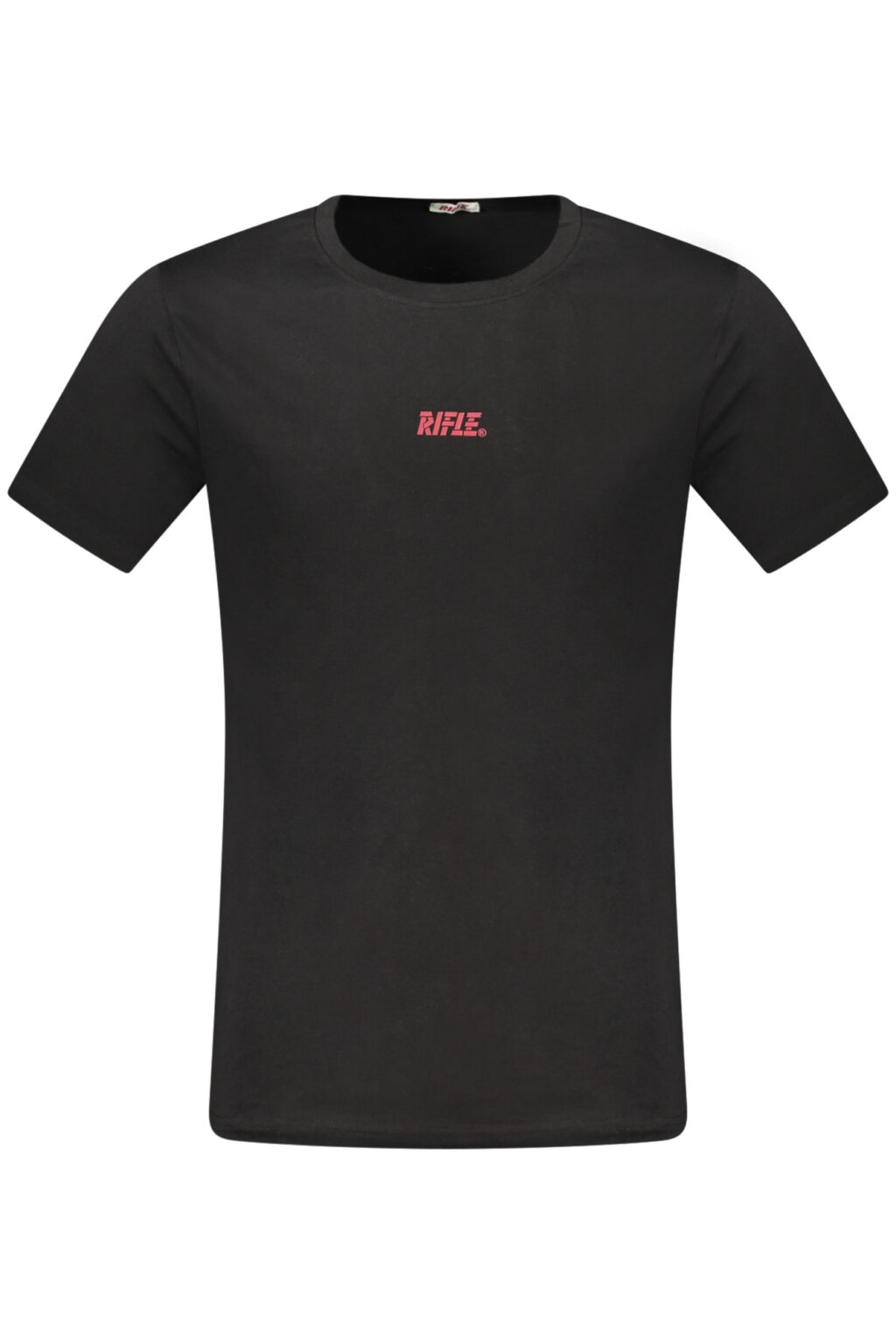 riflet-shirtmanichecorteuomonero_1 RIFLE juodi vyriški marškinėliai trumpomis rankovėmis